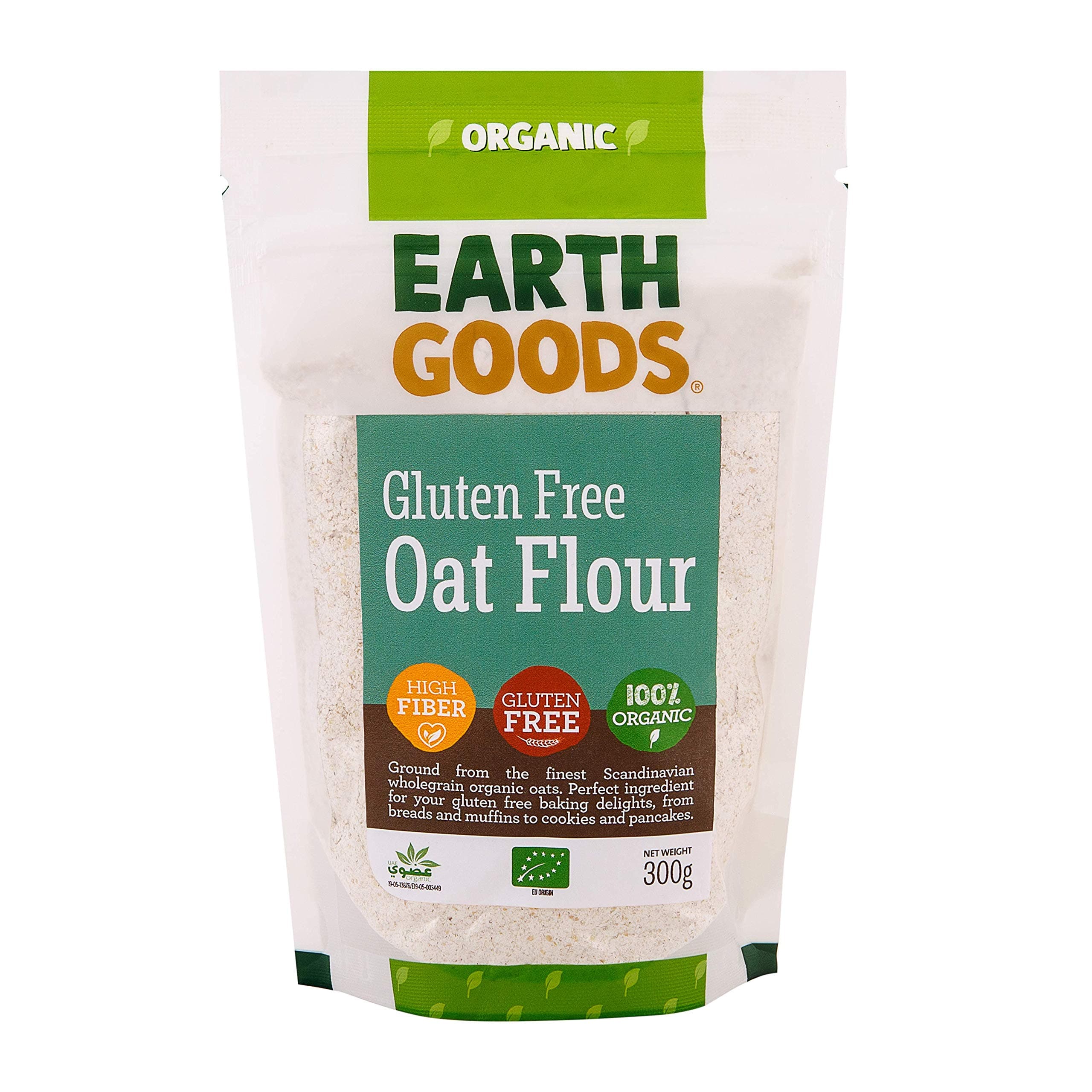 Earth Goods Organic Oat Flour Gf 300g