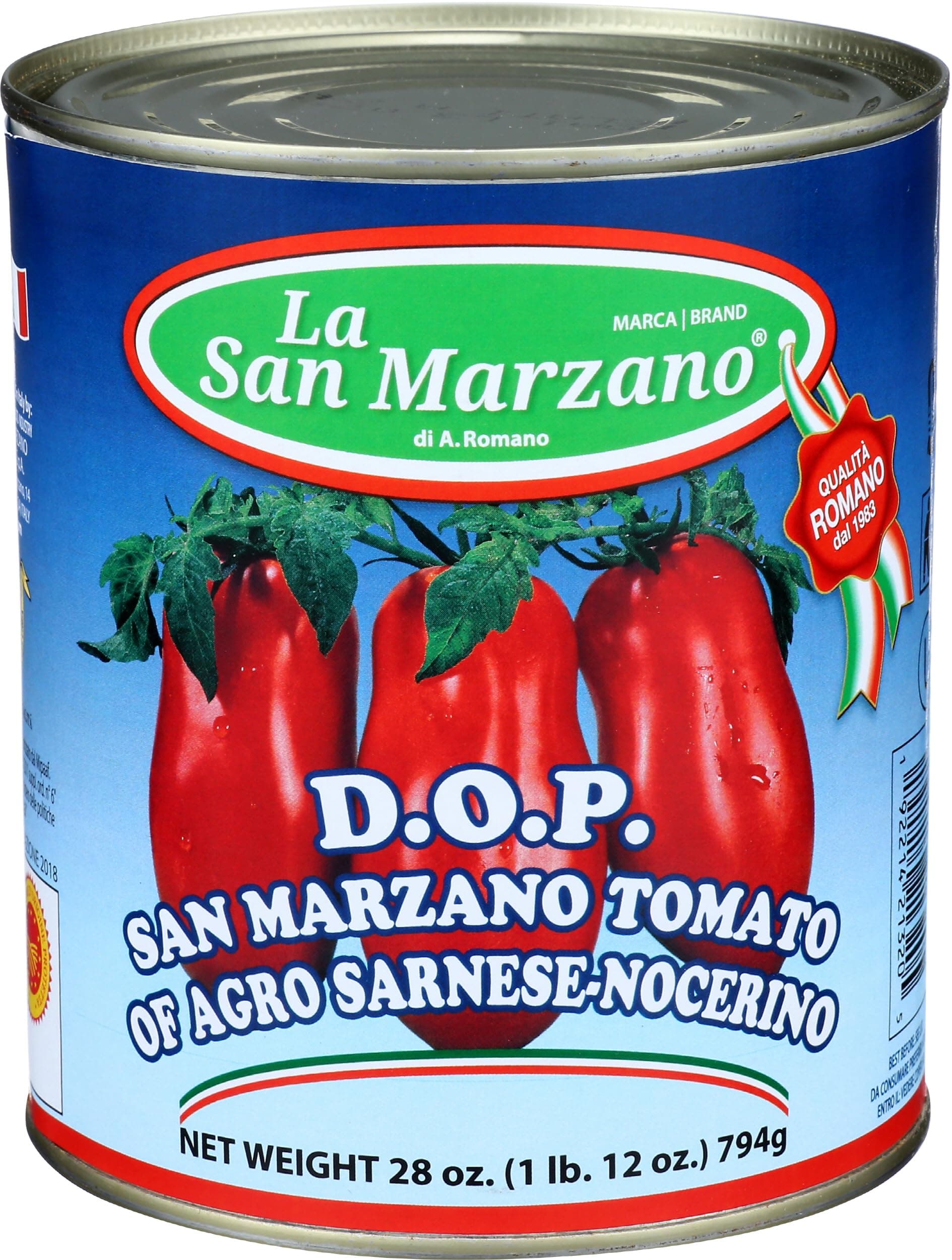 LA SAN MARZANO D.O.P San Marzano Tomatoes, 28 OZ