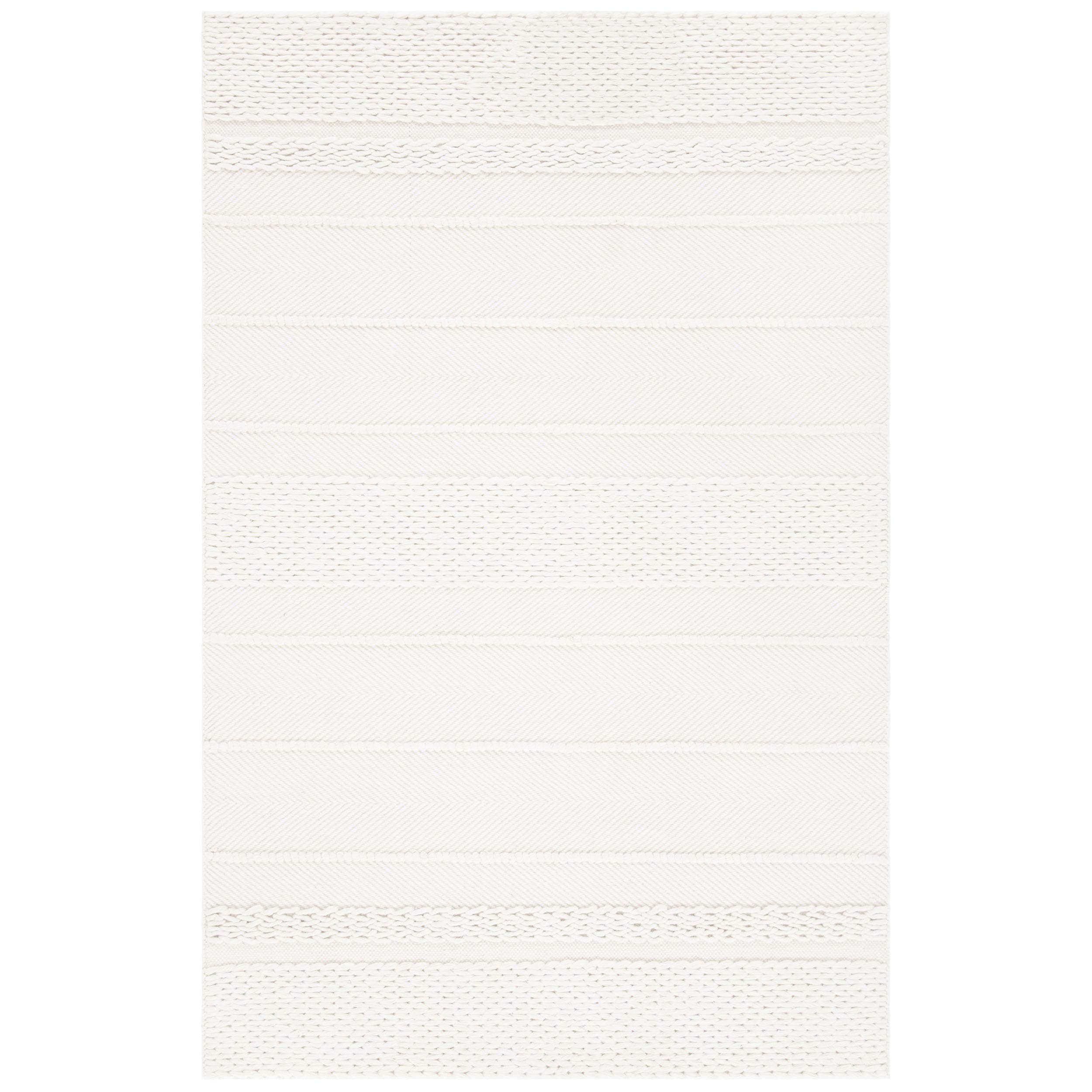 SAFAVIEH Natura Collection Accent Rug - 2' x 3', Natural, Handmade Wool, Ideal for High Traffic Areas in Entryway, Living Room, Bedroom (NAT215A)