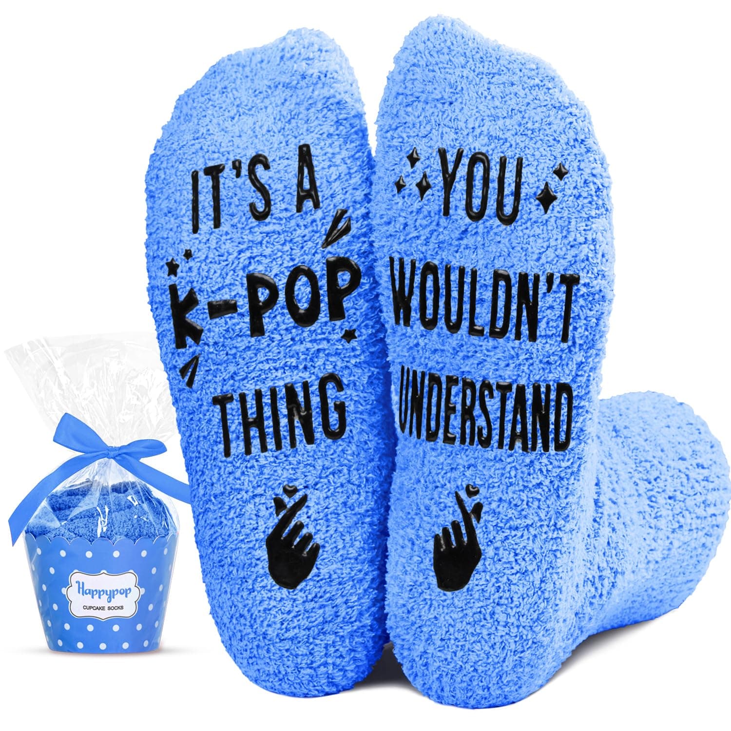 HAPPYPOP K-Pop Gifts for Women Men - Kpop Merch Korean Drama Gifts, Crazy Kpop & Music Socks