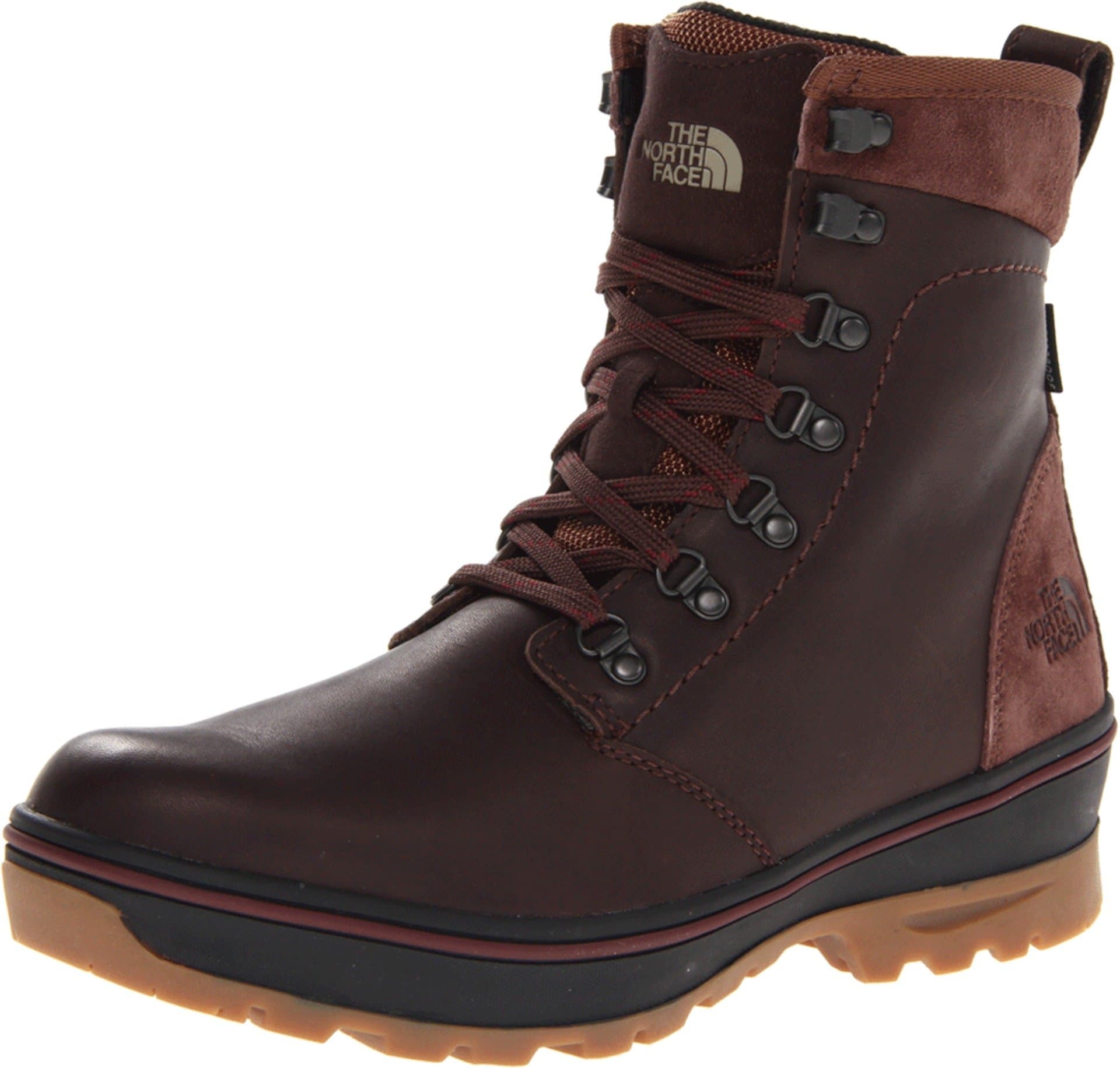 The North Face Men's Snow Breaker Tall Ganache Brown/Malbec Red Boot 10.5 D - Medium