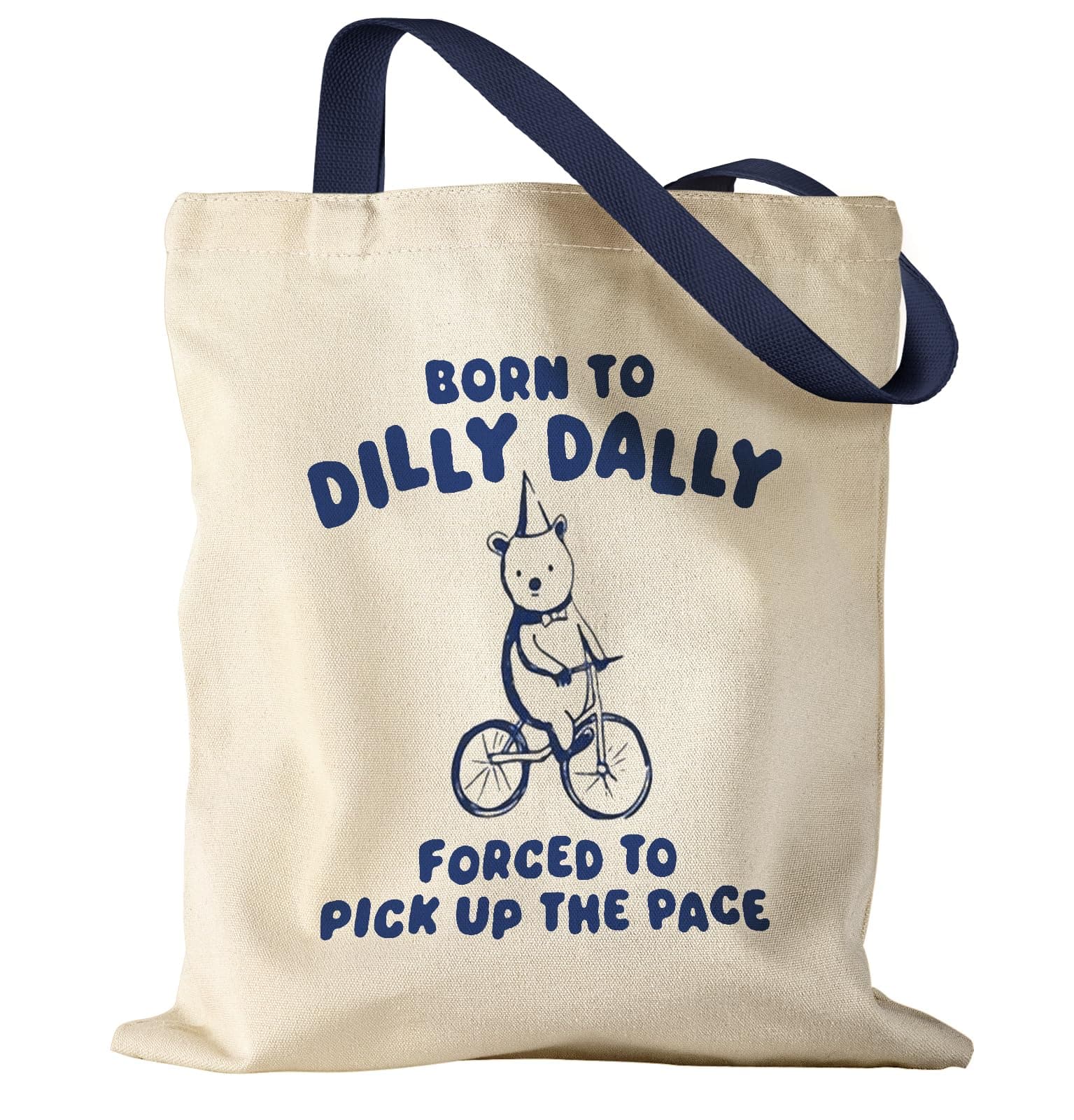 Aesthetic Canvas Tote Bag for Women - Sturdy Cloth Cotton Totes Bag with Pattern Shoulder Bag