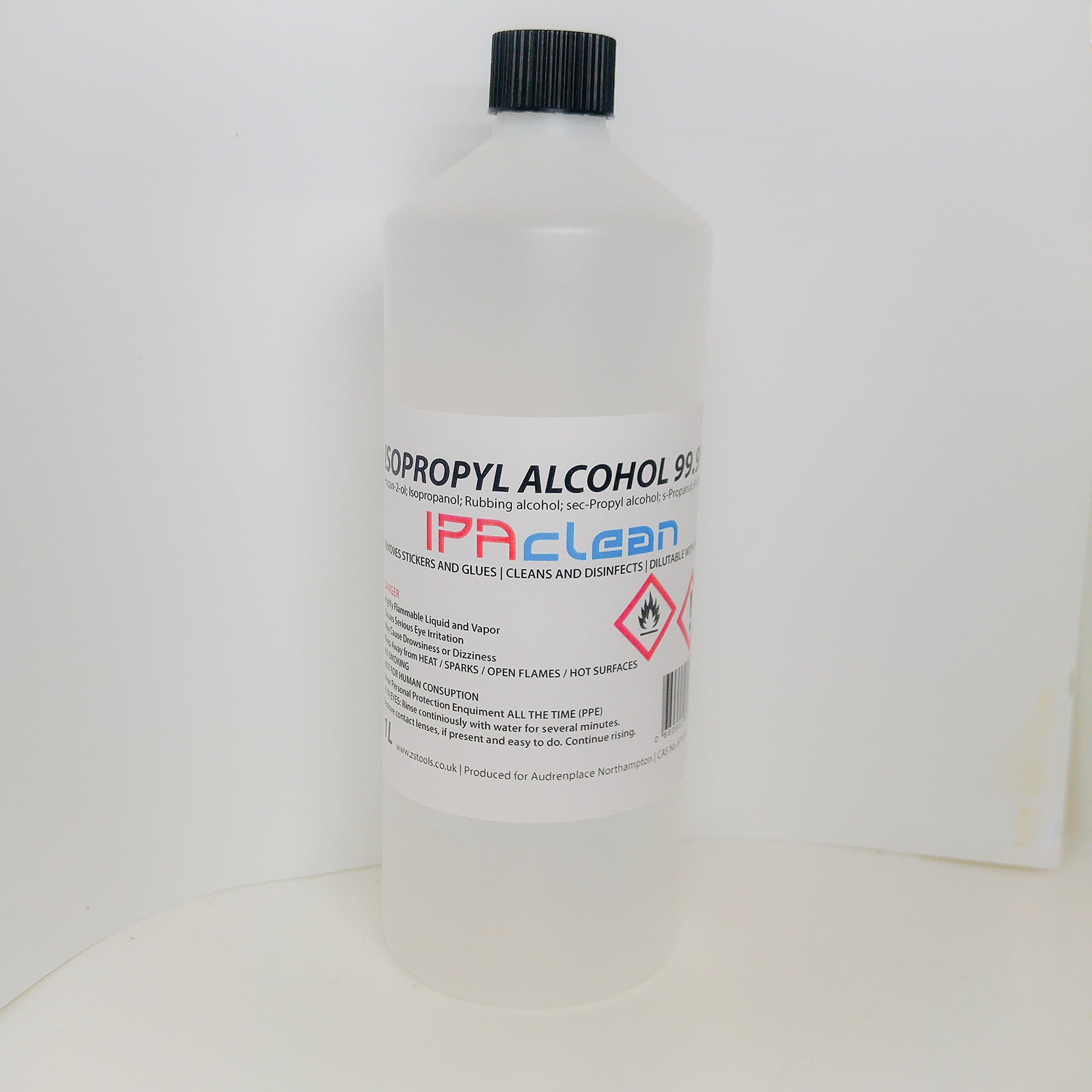 IPAclean brand Isopropyl Alcohol 99.9% Pure 1 Litre IPA 1000ml Isopropanol