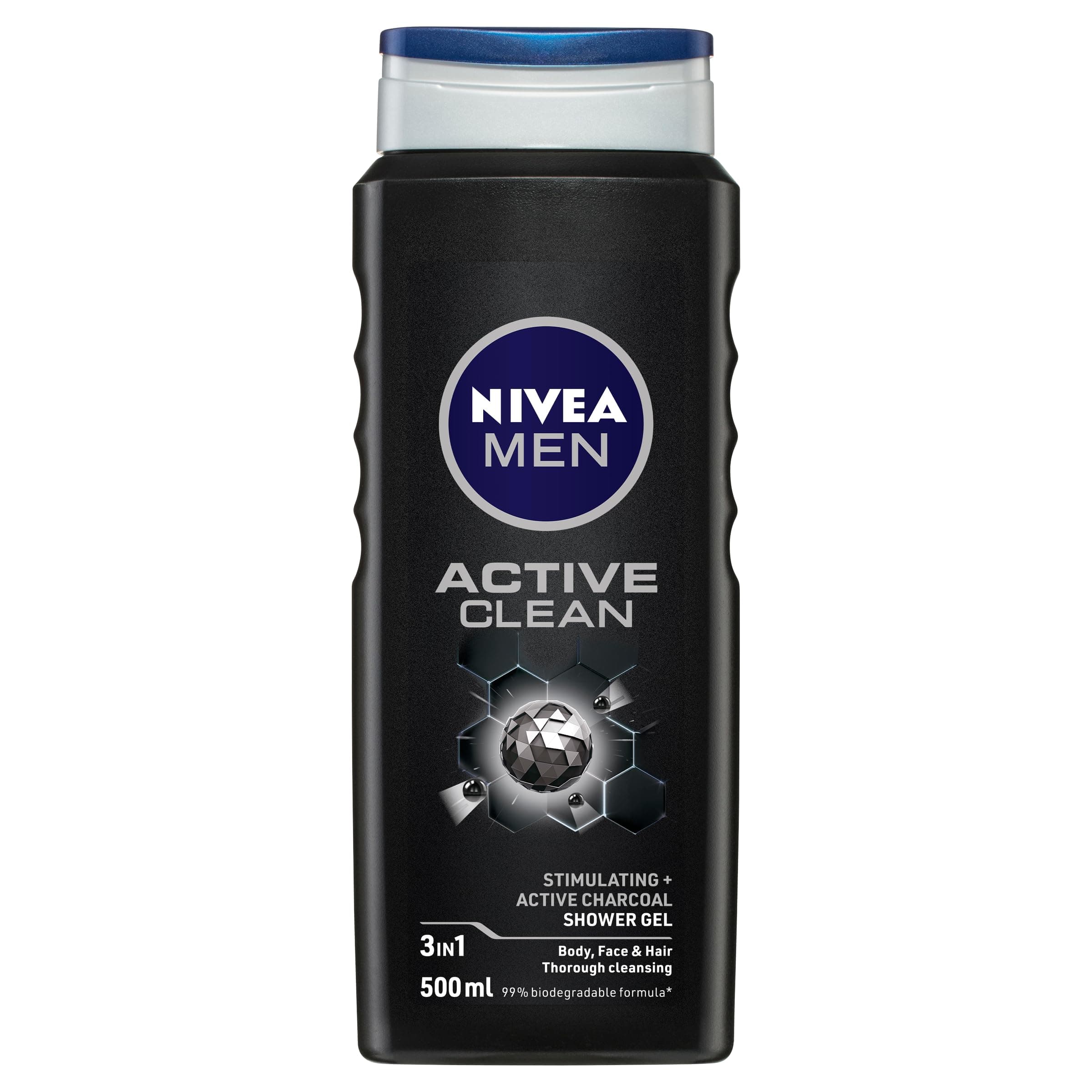 Nivea Active Clean Shower Gel, 500 g