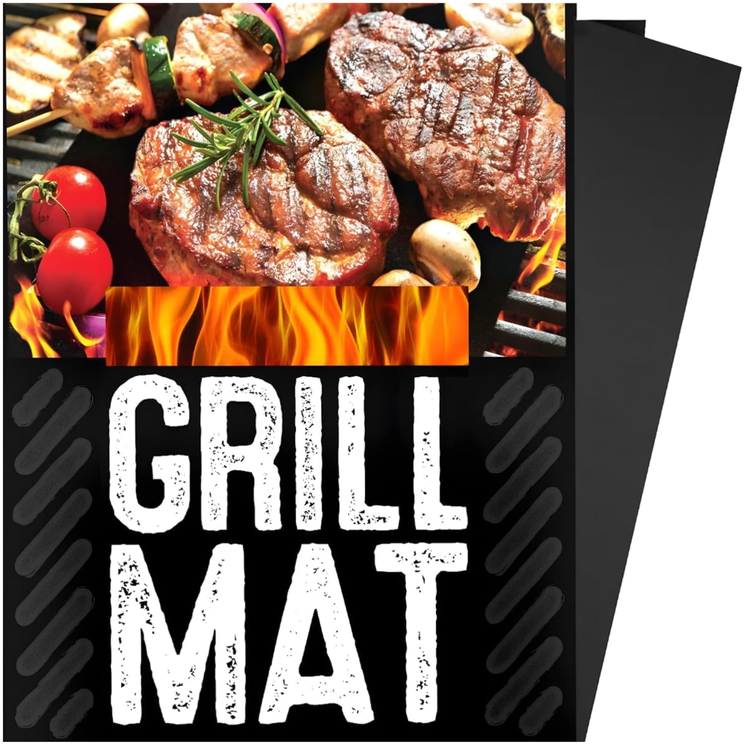 BBQ Grill Sheets Mat ,100% Non Stick Safe ,Extra Thick,Reusable and Dishwashe...
