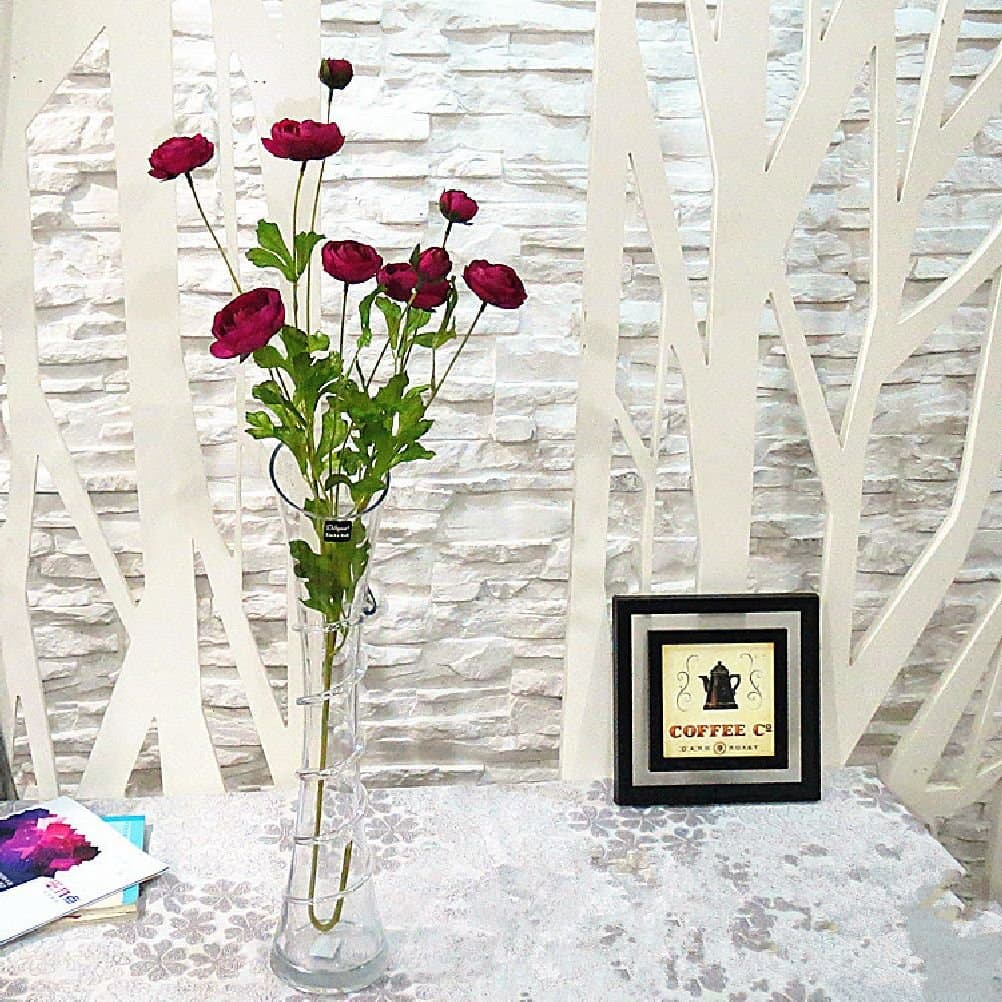 Grade Fabric Simulation DIY Small Lotus Flower Set (Lot Of 9) Dark Red