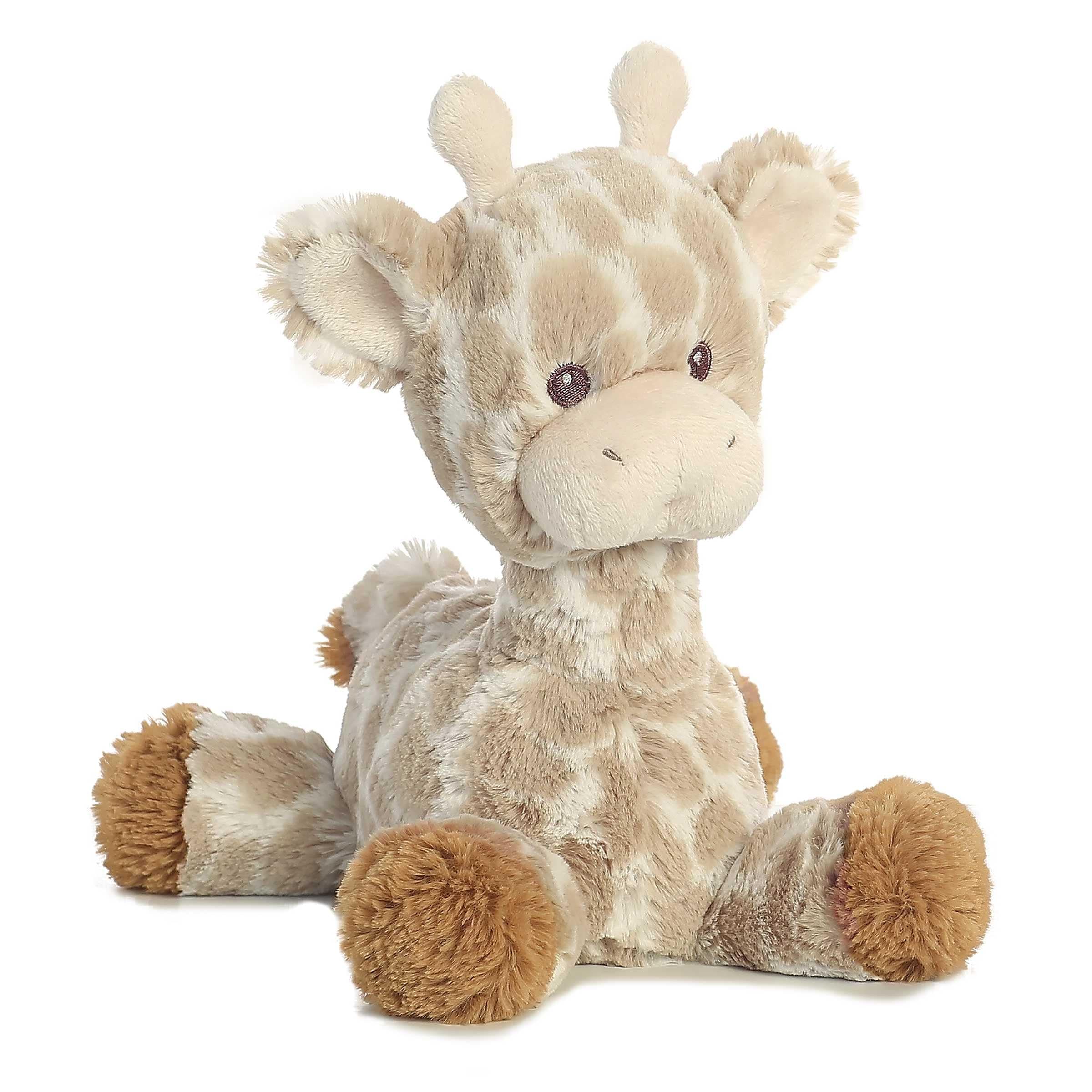 Snuggly Loppy Giraffe™ Loppy Baby Stuffed Animal - Comforting Companion - Imaginative Play - Brown 11 Inches