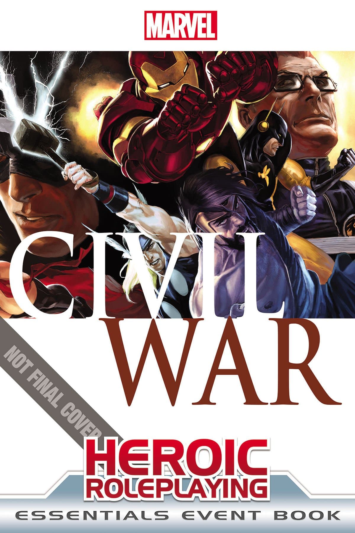 Marvel Heroic Roleplaying: Civil War Event Book Essentials Hardcover – September 25, 2012