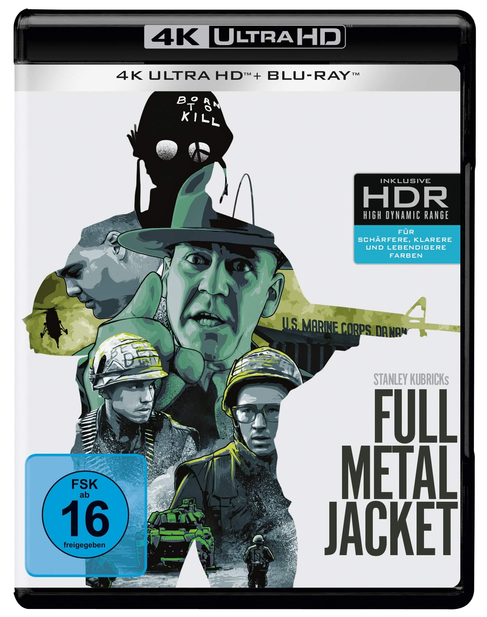 Full Metal Jacket (4K Ultra HD) (+ Blu-ray 2D) [Region Free] [Blu-ray]