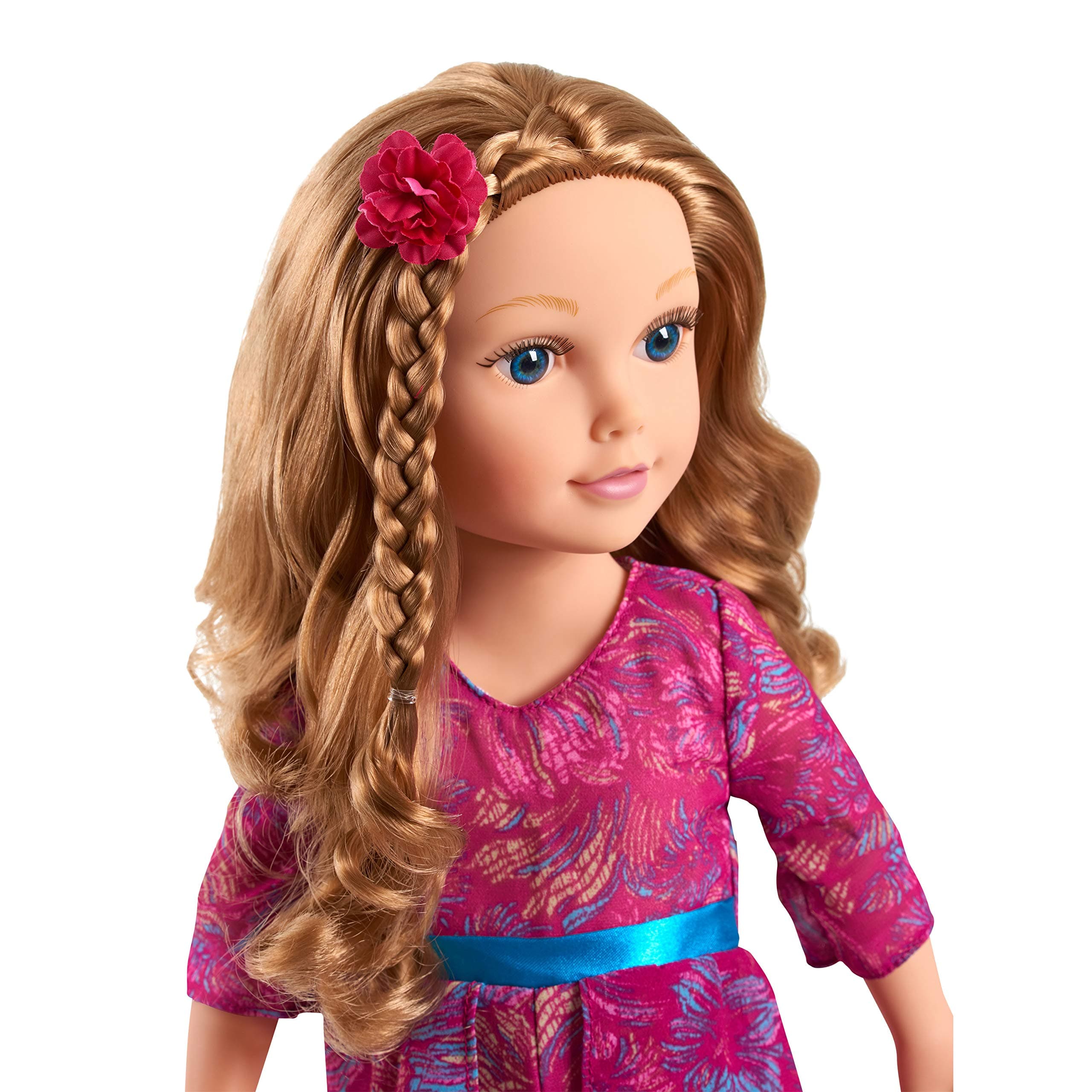Journey Girls 18-Inch Mikaella Hand Painted Doll with Strawberry-Blonde Hair and Blue Eyes, Kids Toys for Ages 6 Up by Just Play