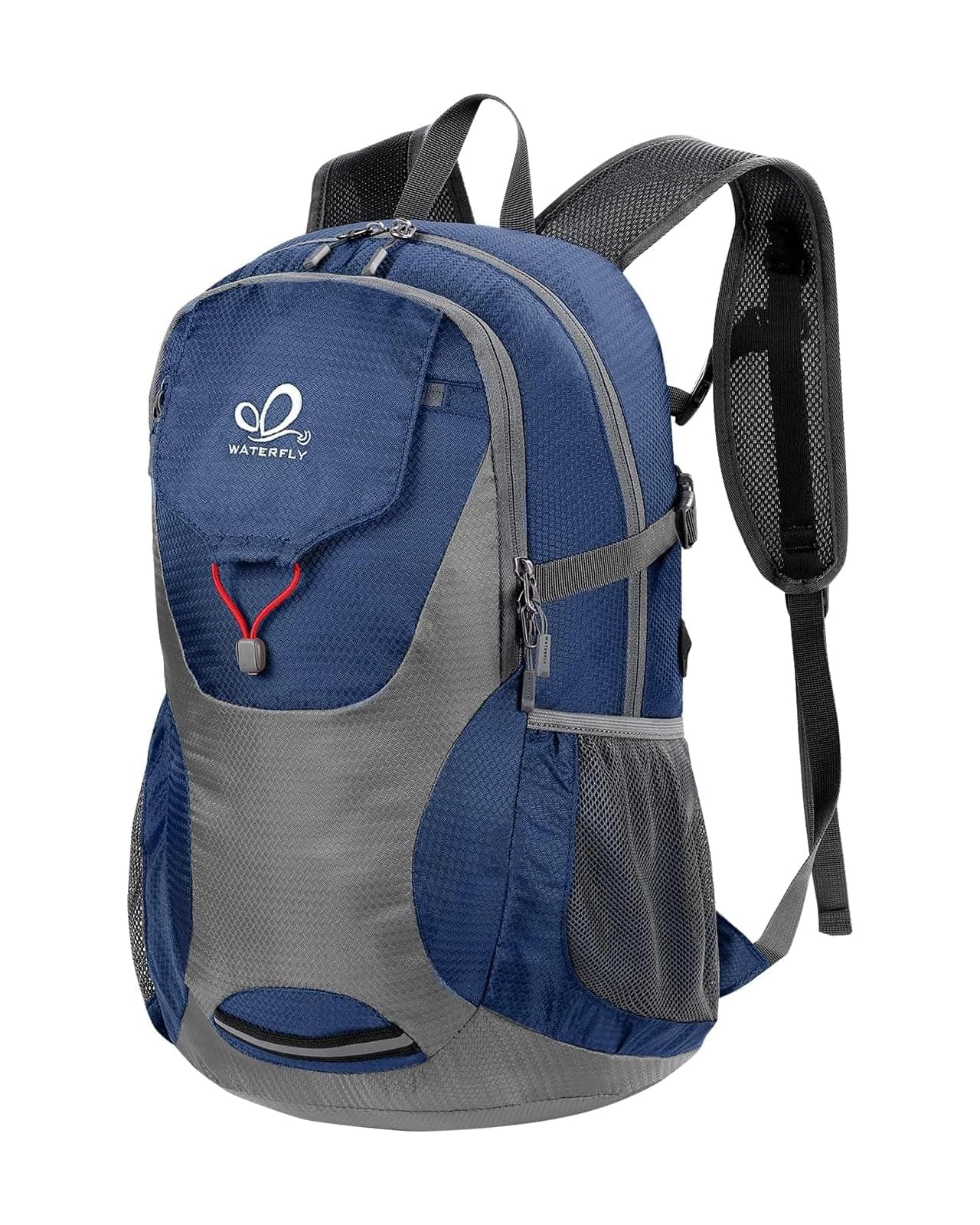 WATERFLY Lightweight Packable Hiking Backpack: 30L Foldable Travel Daypack Ultralight Camping Day Pack for Woman Man