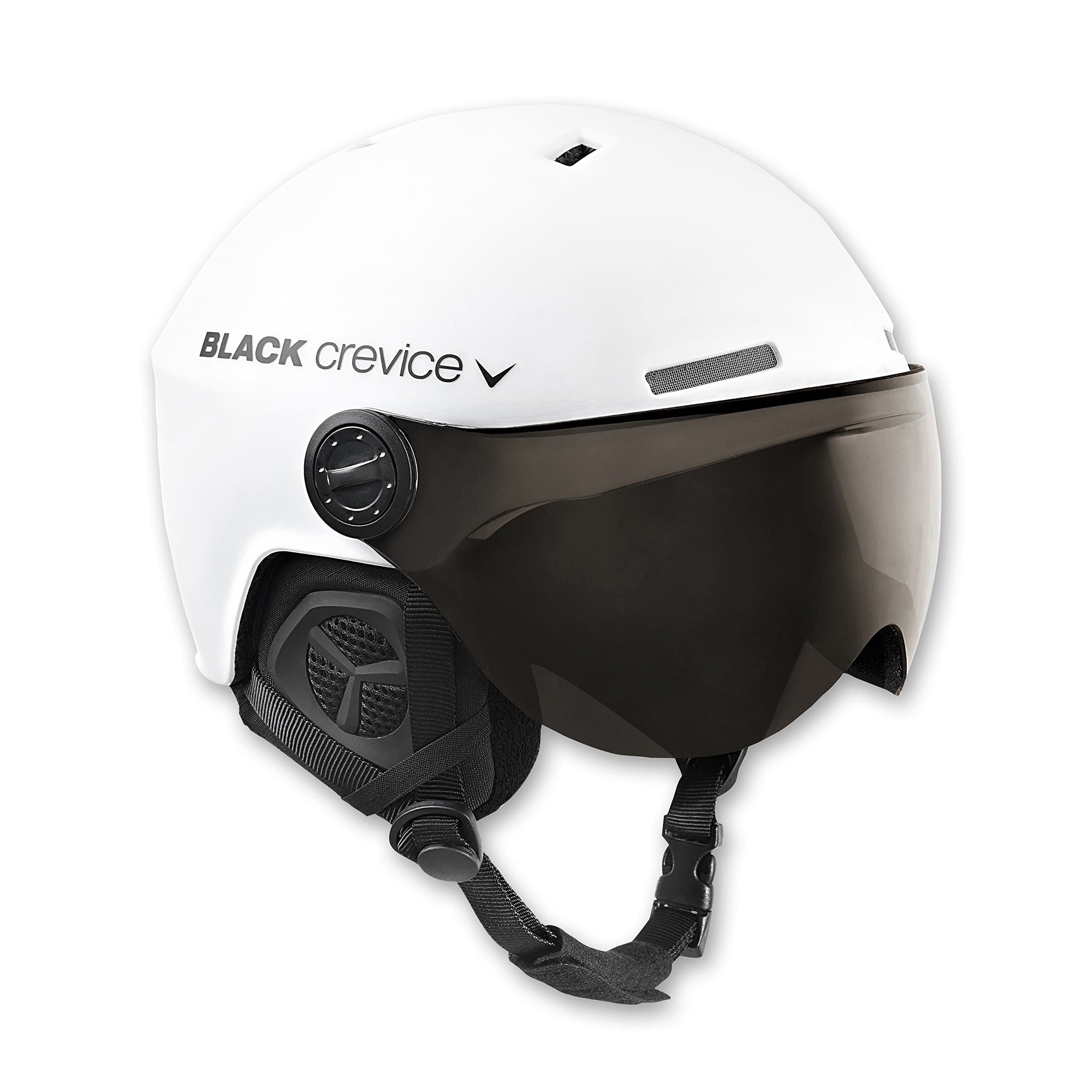 Black Crevice Arlberg Ski Helmet with 2 Visors
