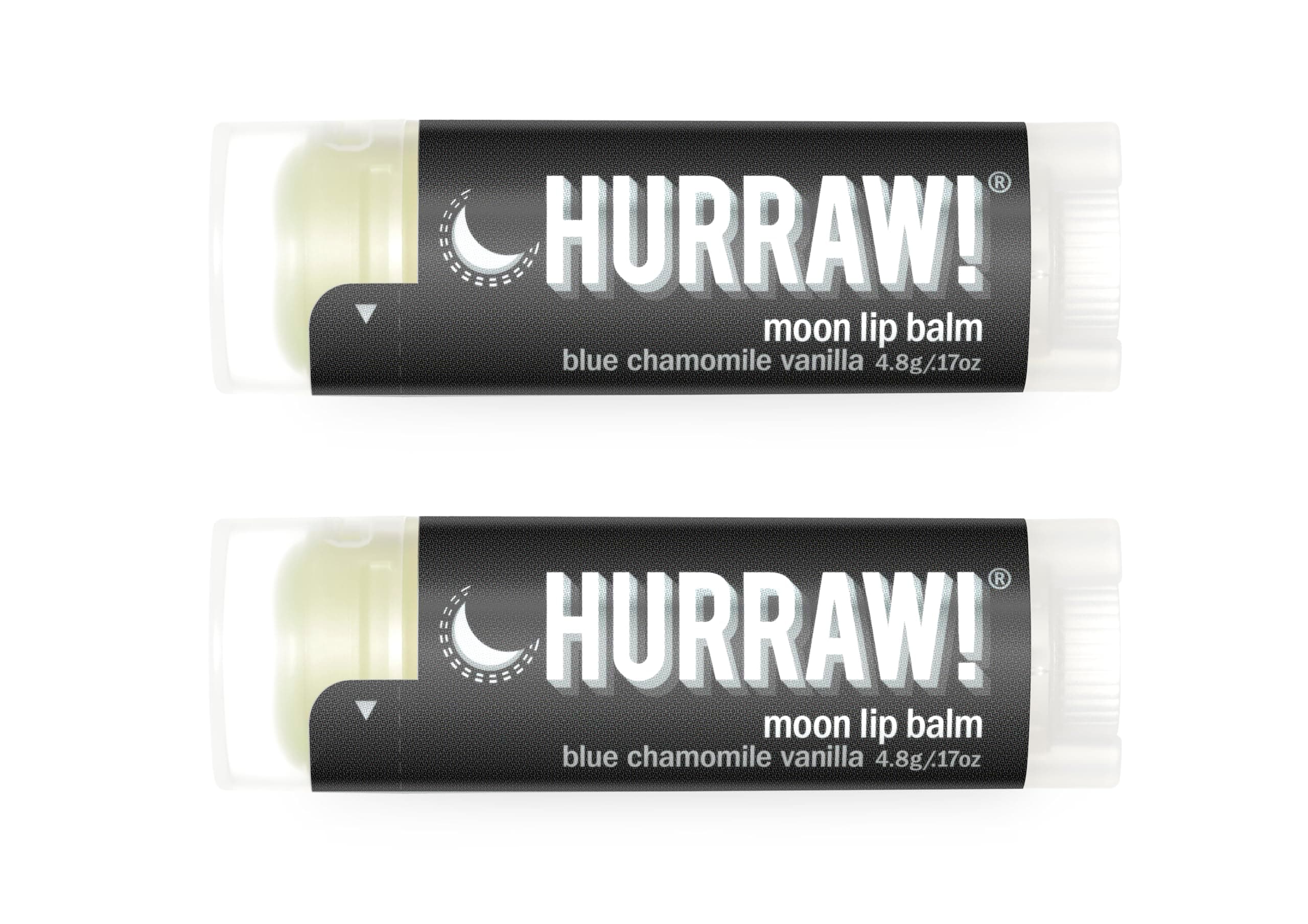 Moon (2 Pack) Lip Balm: Night Treatment, Organic, Certified Vegan, Certified Cruelty Free, Non-GMO, Gluten Free, All Natural - Luxury Lip Balm Made in the USA - MOON (2 Pack)