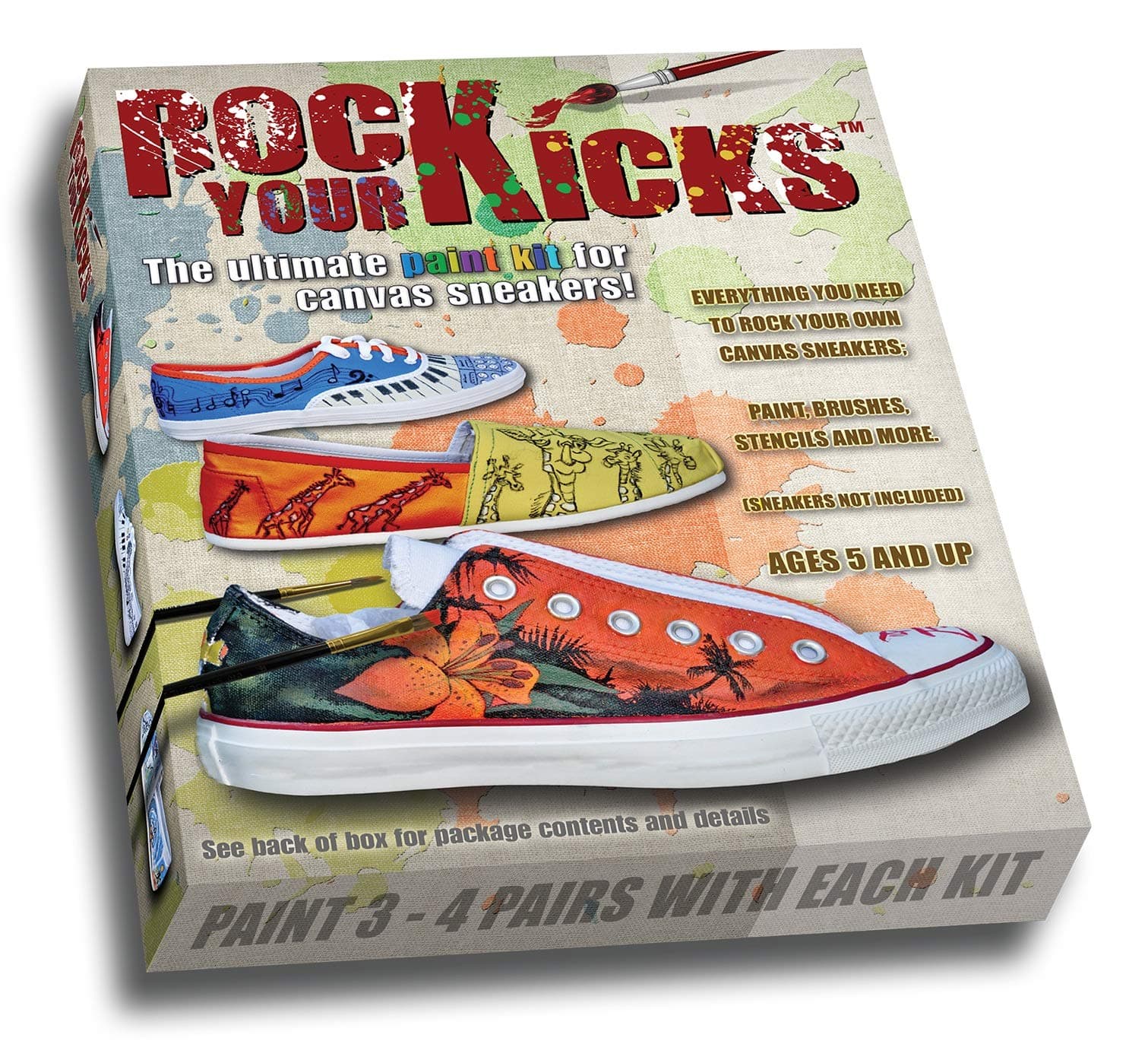 Rock Your Kicks DIY Paint Kit