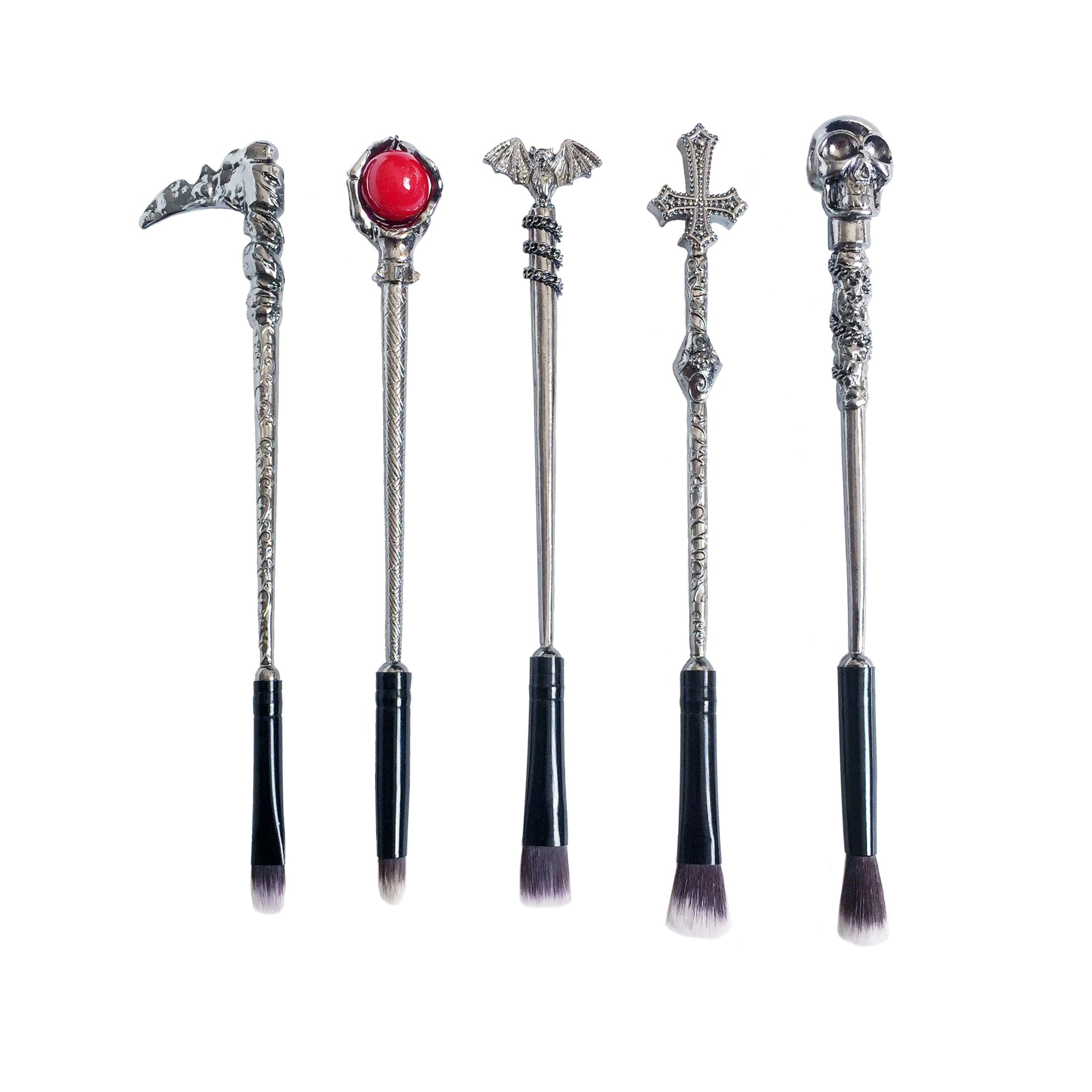 Crypt Makeup Brushes Brush Set with Coffin Case by Cookie Dough Deco