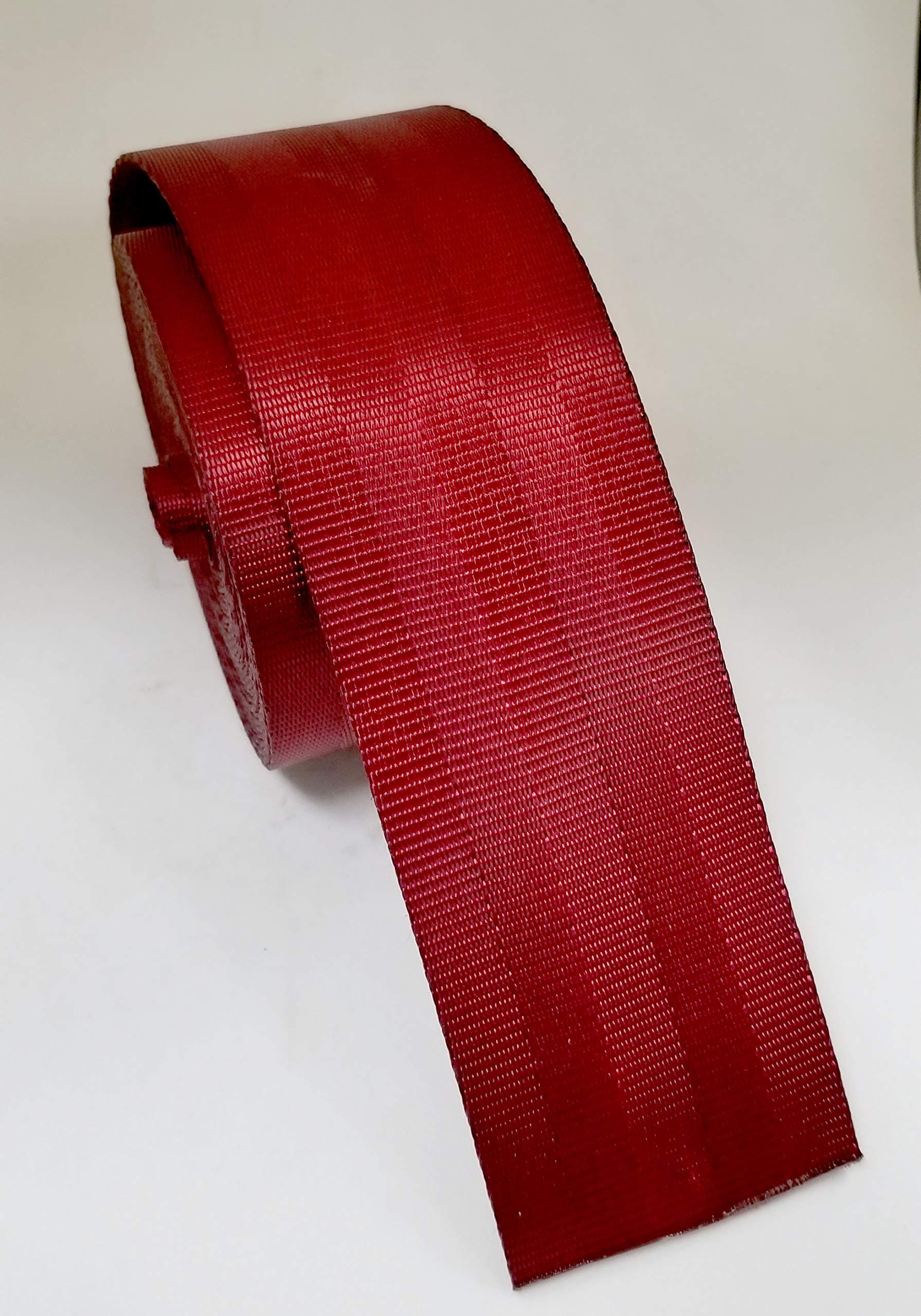 MTP 2" 5cm x 10 Yards (Burgundy) Seat-Belt Polyester Webbing Strap Repair 5 Panel 5000 lbs 5 Panel (2" x 10 Yards,Burgundy)