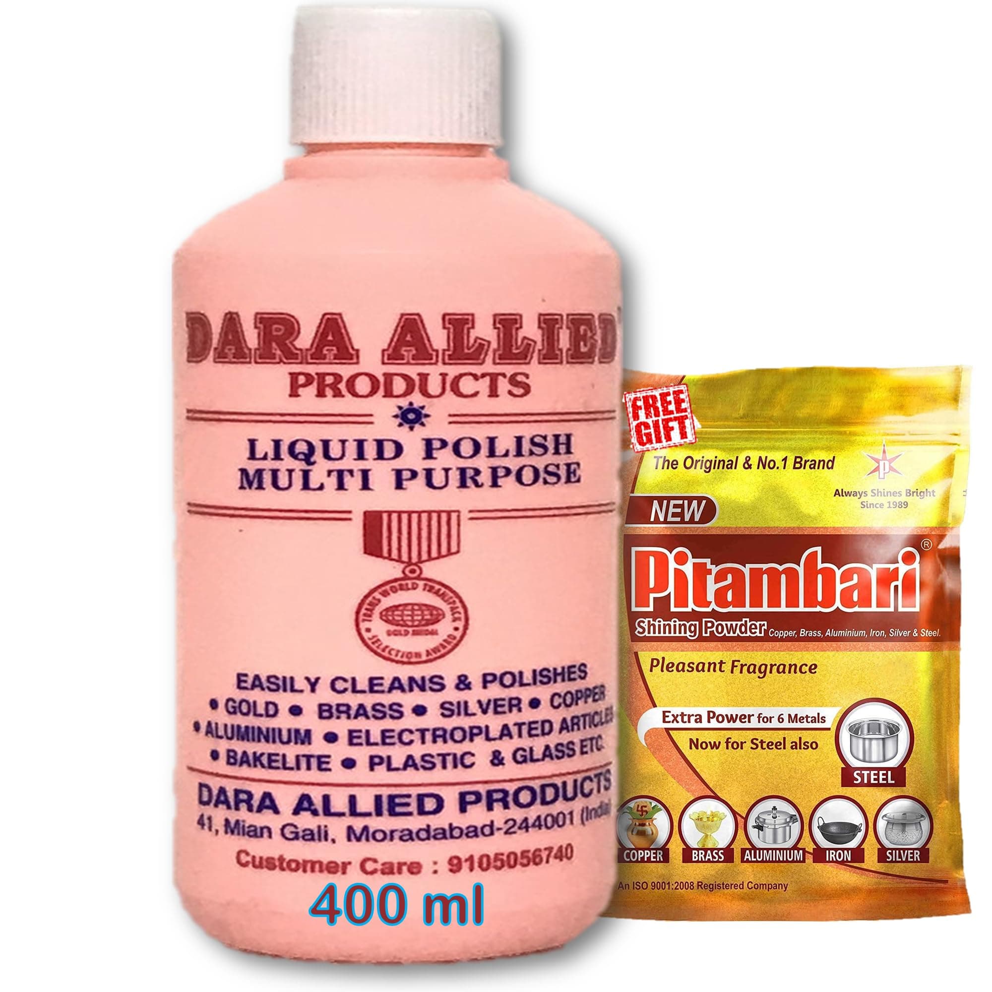 liquid polish brass cleaning liquid brass cleaner,400 ml With Scrub Green Pad