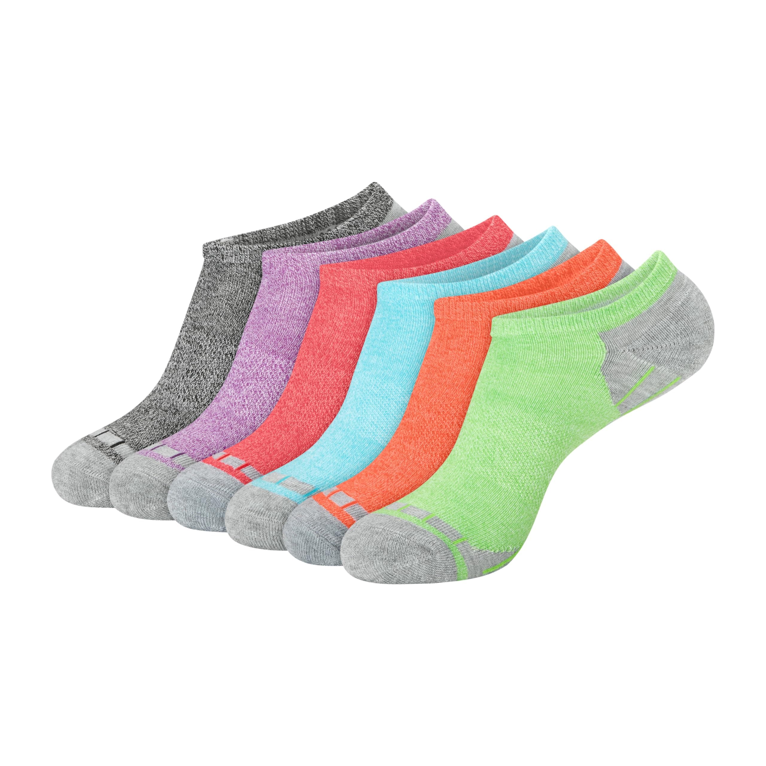 Women's 6-Pair Comfort Fit No Show Socks
