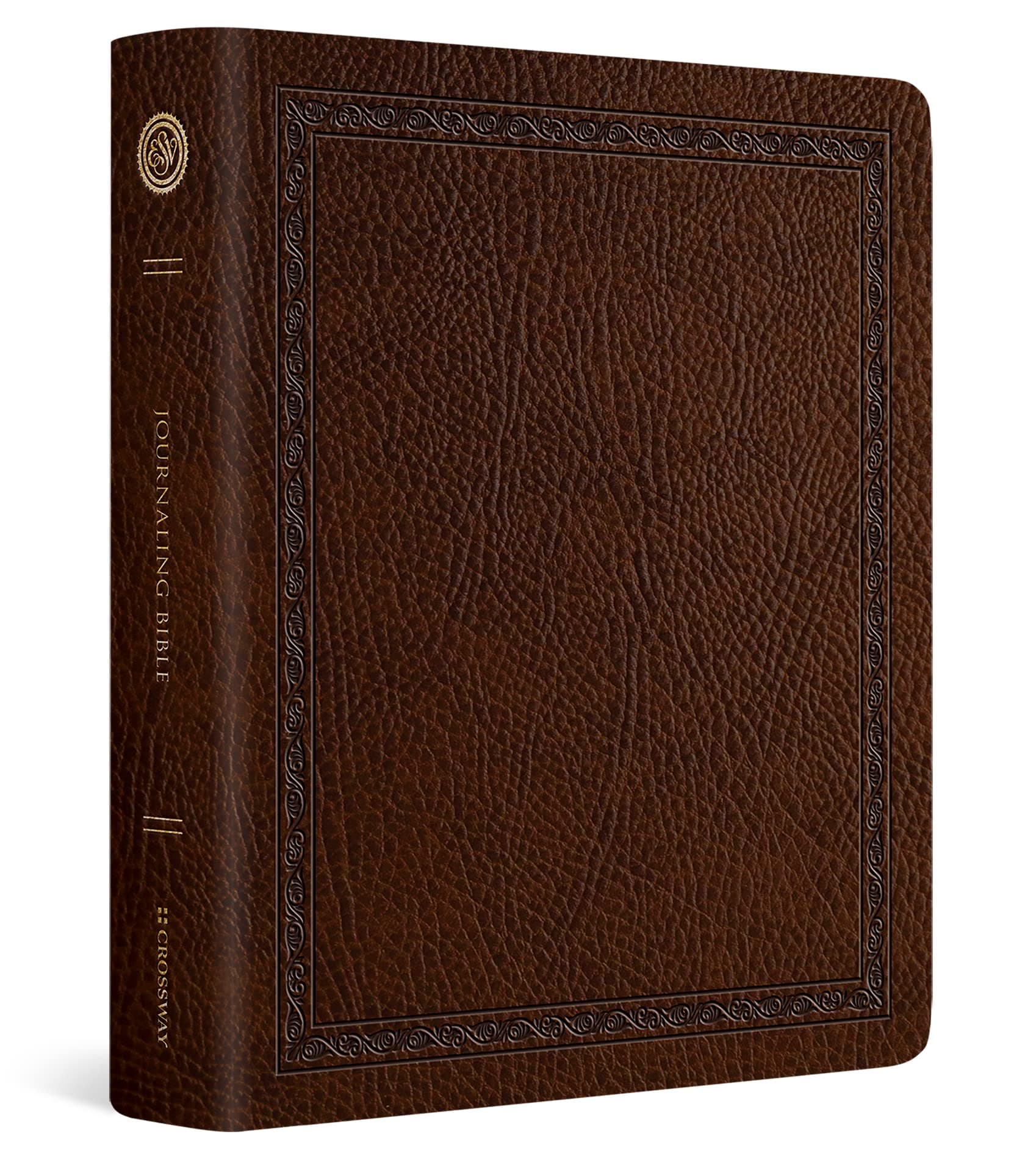 ESV Journaling Bible (Mocha, Threshold Design): ESV Journaling Bible Mocha,Bonded Leather,Threshold Design