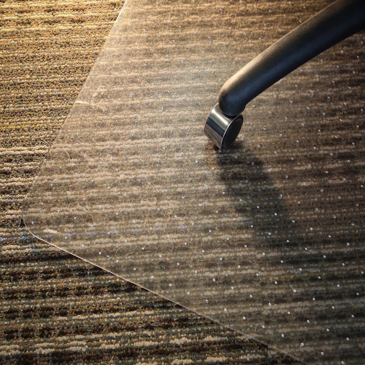 Mammoth Office Products PVC Plastic Chair Mat for Standard Pile (3/8" in or less) Carpeting, Rectangular 46" x 60" (V4660RSP)