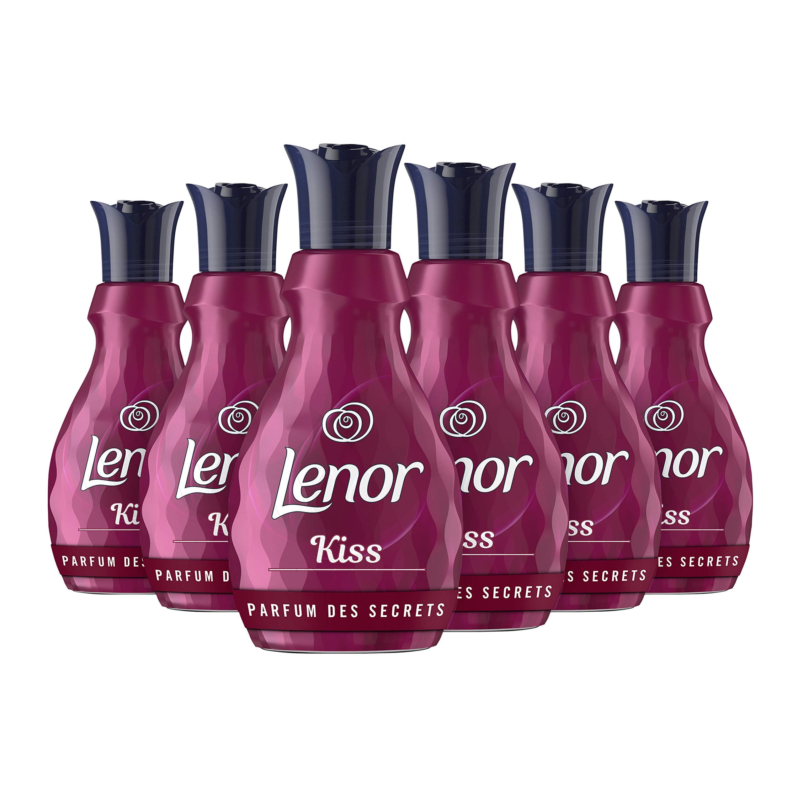Lenor Perfume Fabric Conditioner Kiss Parfum Des Secrets, 6 x 1L