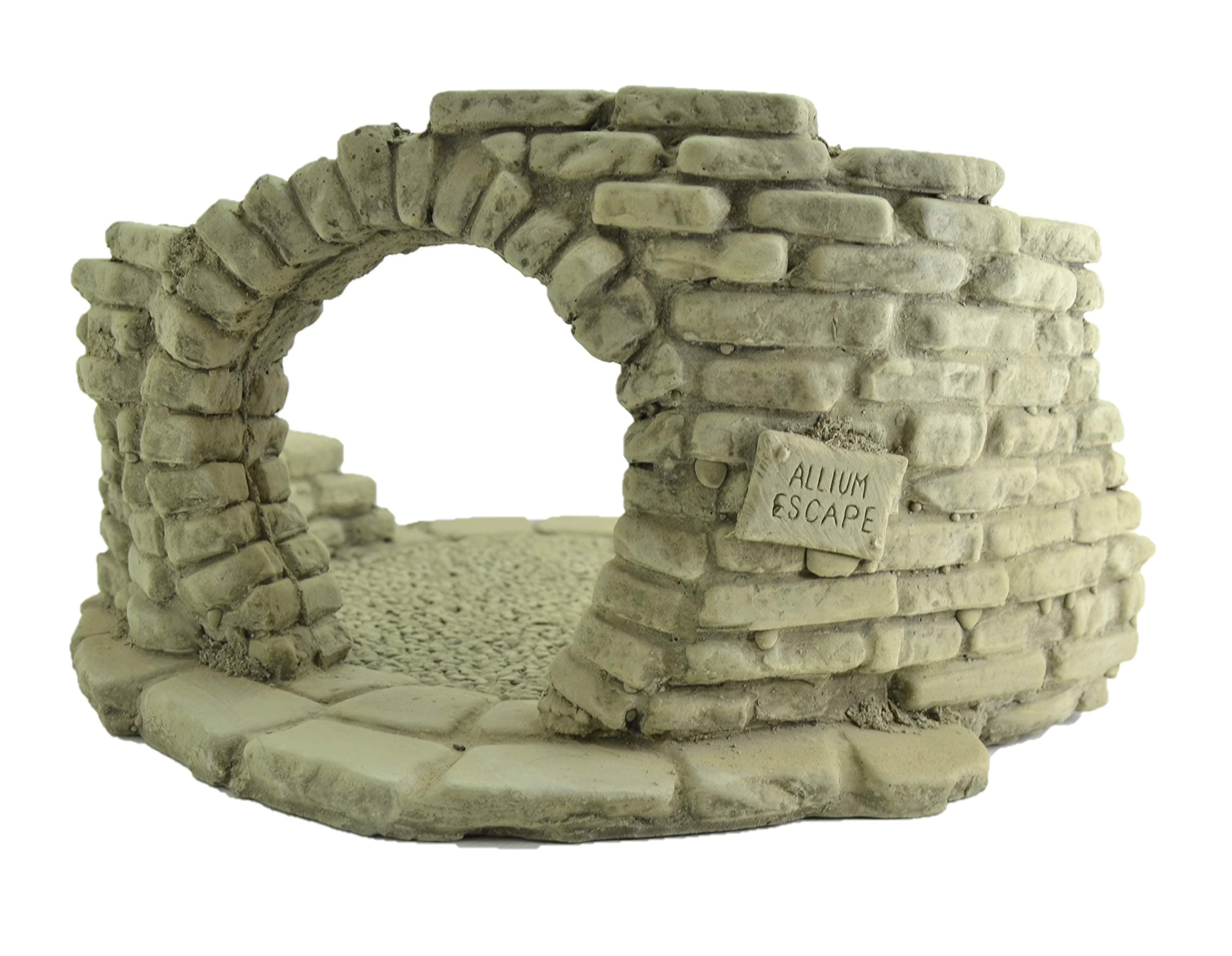 Fairy Garden-Garden Ornament-Stone-Allium Escape Patio with X2 Stepping Stones