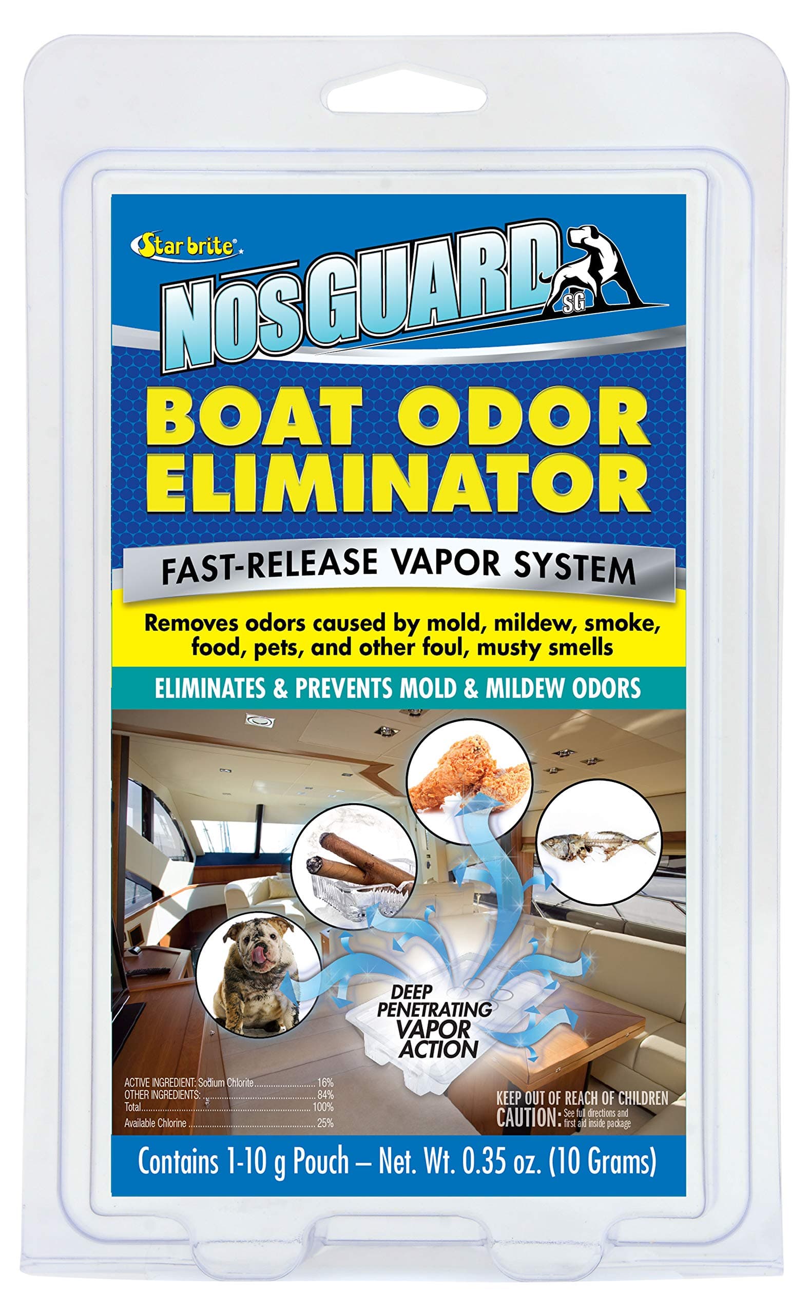 NosGuard SG Odor Boat Odor Eliminator - Fast-Release Vapor System