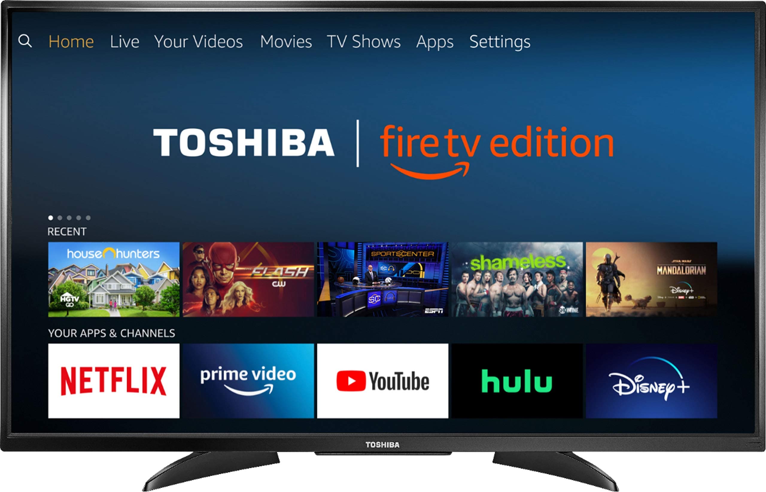 Toshiba 50LF621U19 50-inch Smart 4K UHD TV - Fire TV Edition