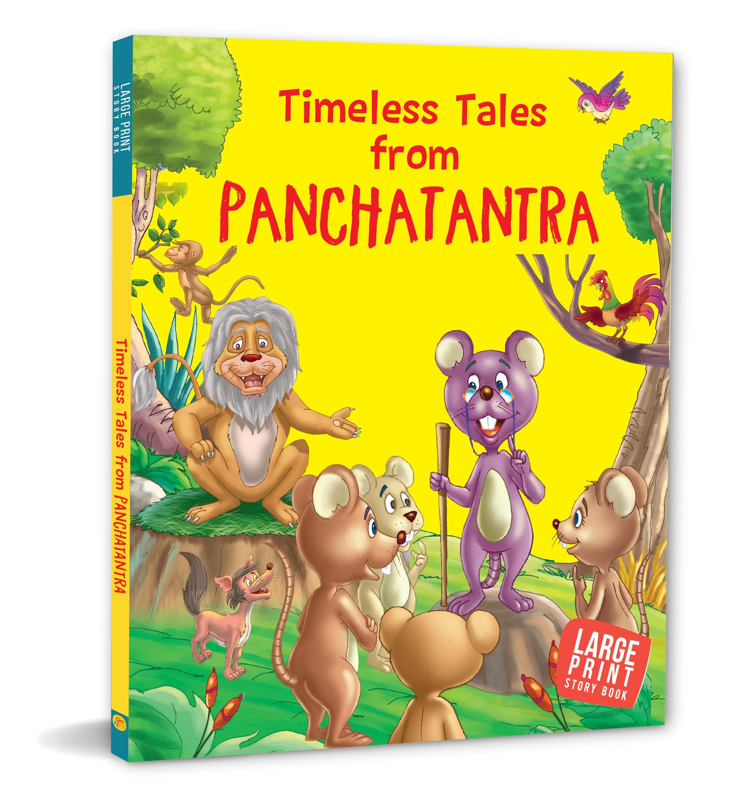 Panchatantra Timeless Tales for Children: Timeless Animal Tales for Kids | Fun and Kids' Moral Learning Stories | Ancient Indian Wisdom | Fun Stories with Life Lessons | Read-Alouds, Toddlers | Reading for Bedtime Stories - Large Print