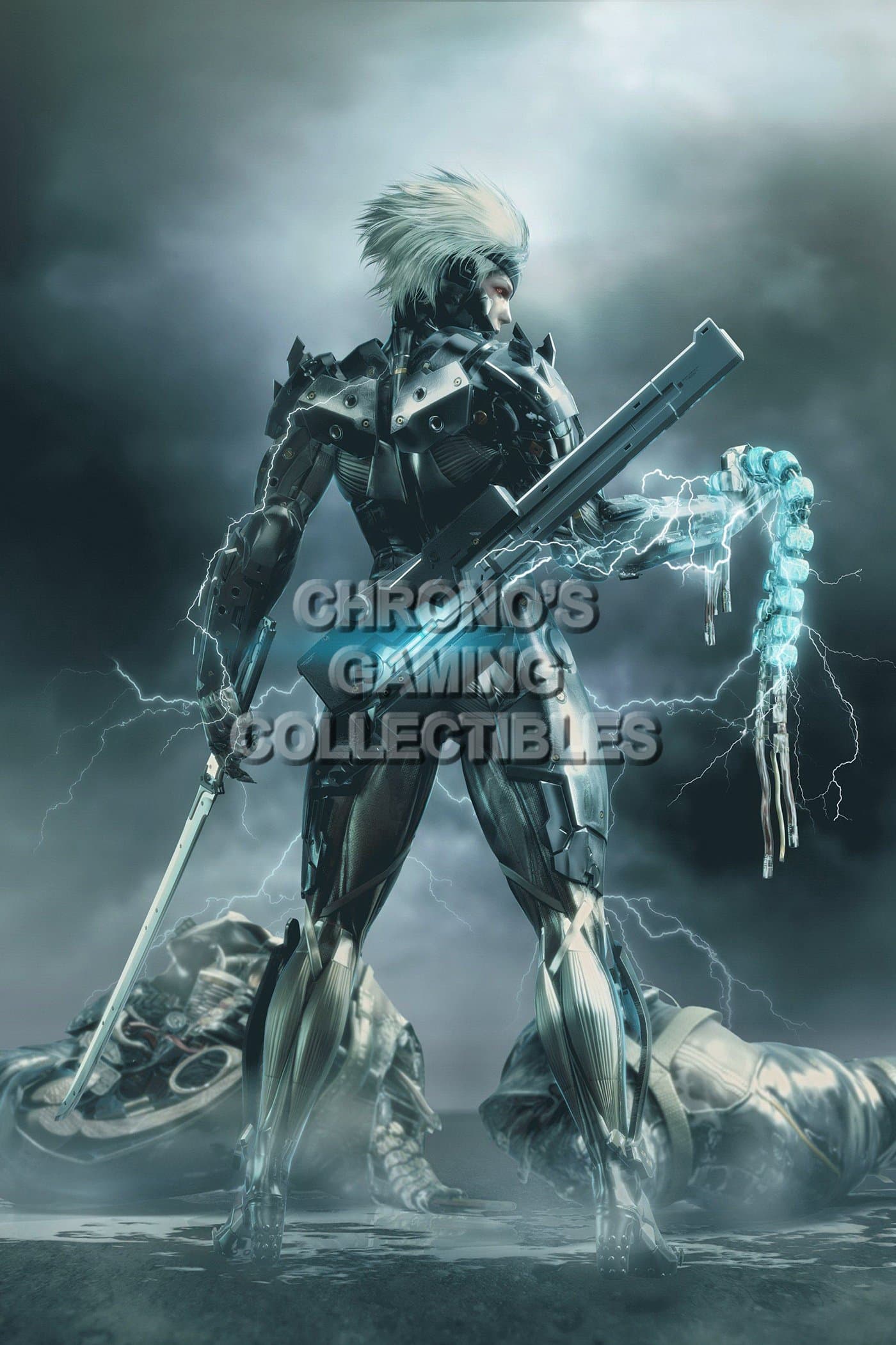 Metal Gear Rising CGC Huge Poster Glossy Finish Revengeance PS3 Xbox 360 - MGR008 (24" x 36" (61cm x 91.5cm))