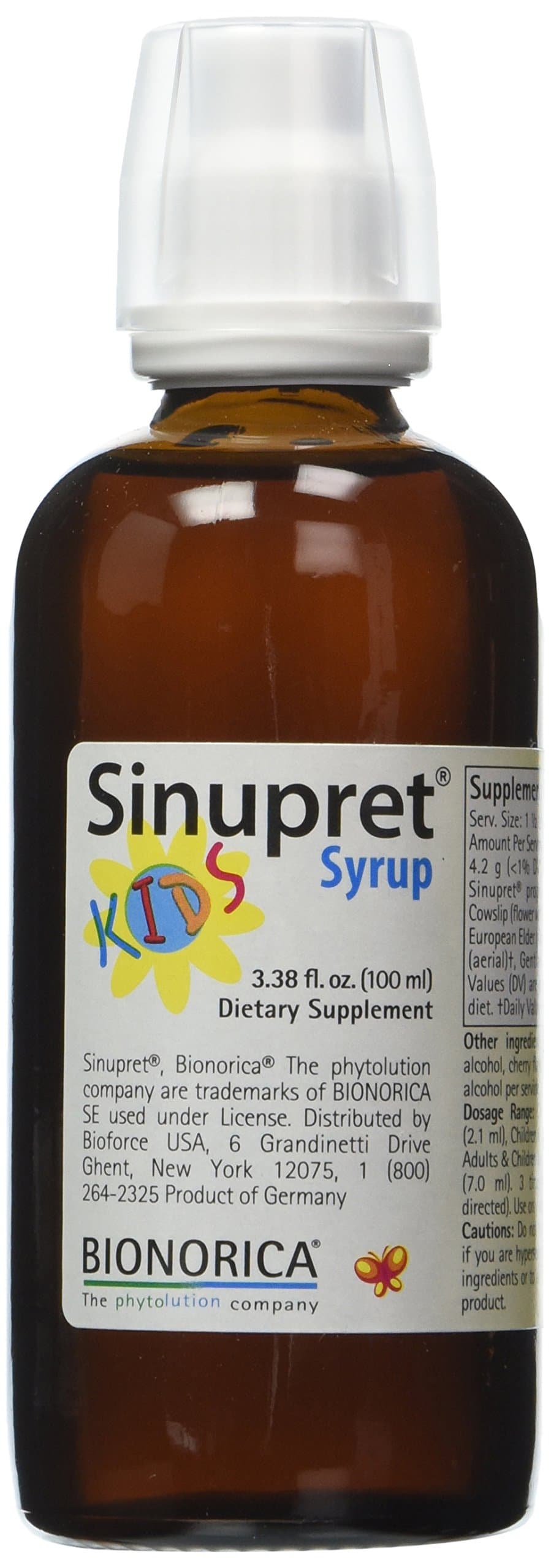 Bionorica Sinupret Syrup for Kids, 3.38oz