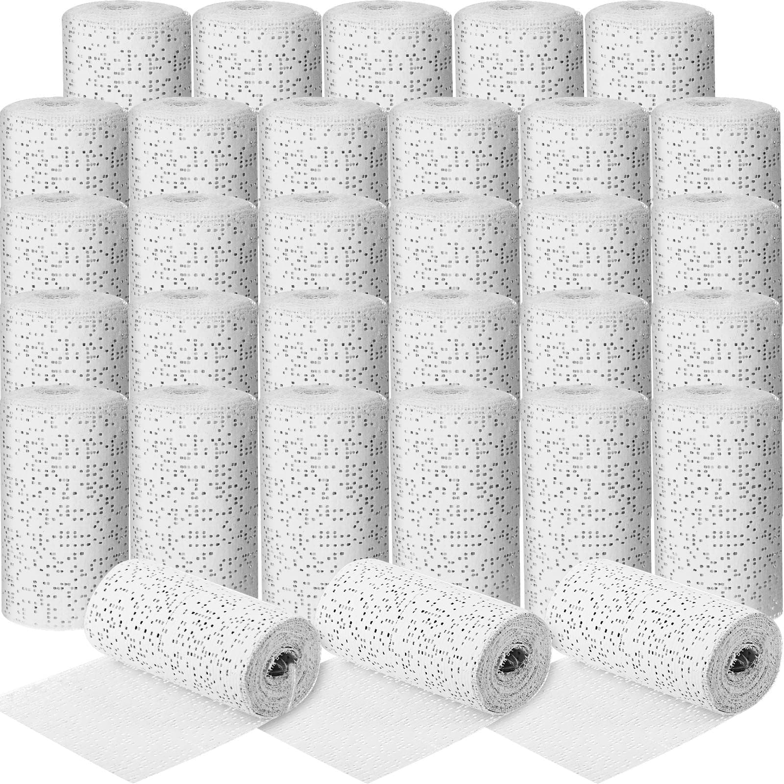 Treela Plaster Cloth Rolls Plaster Gauze Bandages Rolls Wrap Strips for Belly Cast Scenery Molds Mask Making Art Project Body Casts, Craft Projects (4 Inch x 118 Yard)