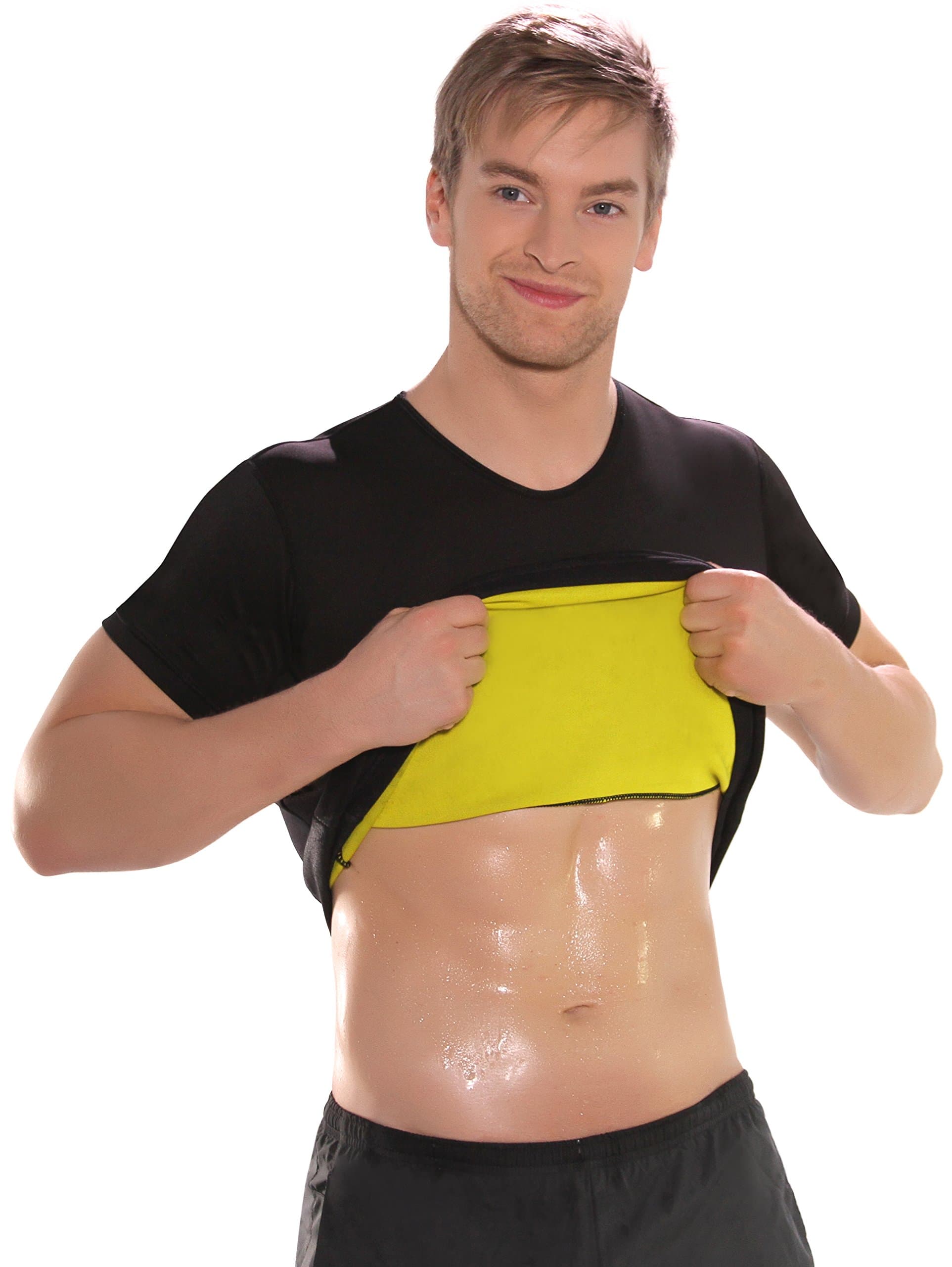 Men's Thermal Weight Loss Exercise Shirt (X-Large)