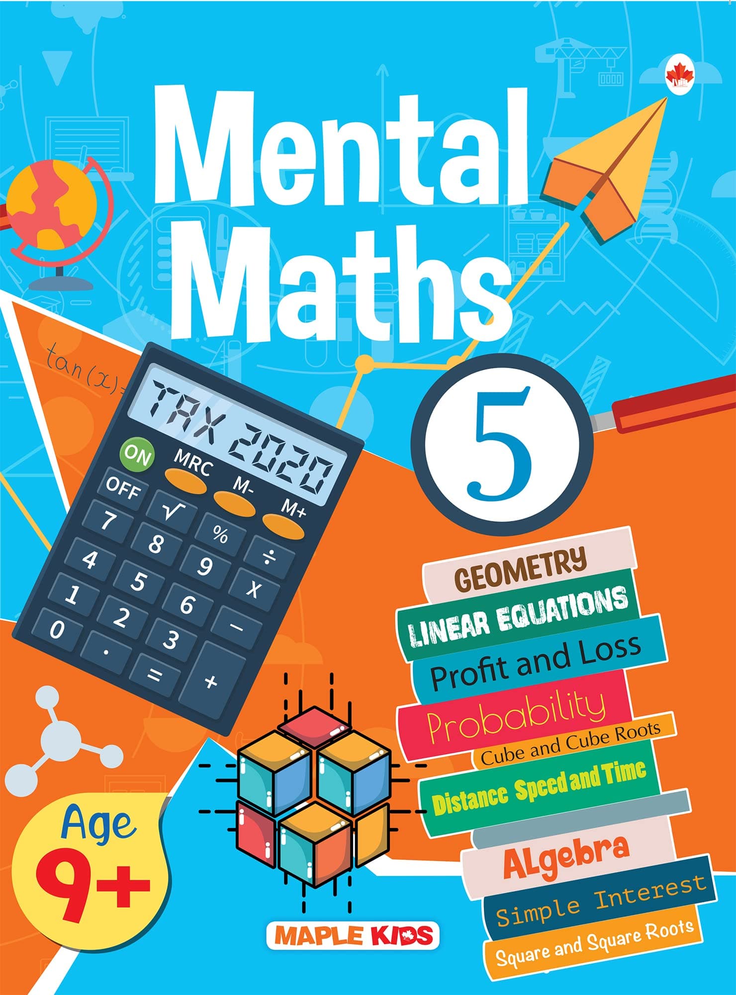 Mental Maths - Mathematics Activity Book 5 for class 5+, Age 9+ Years