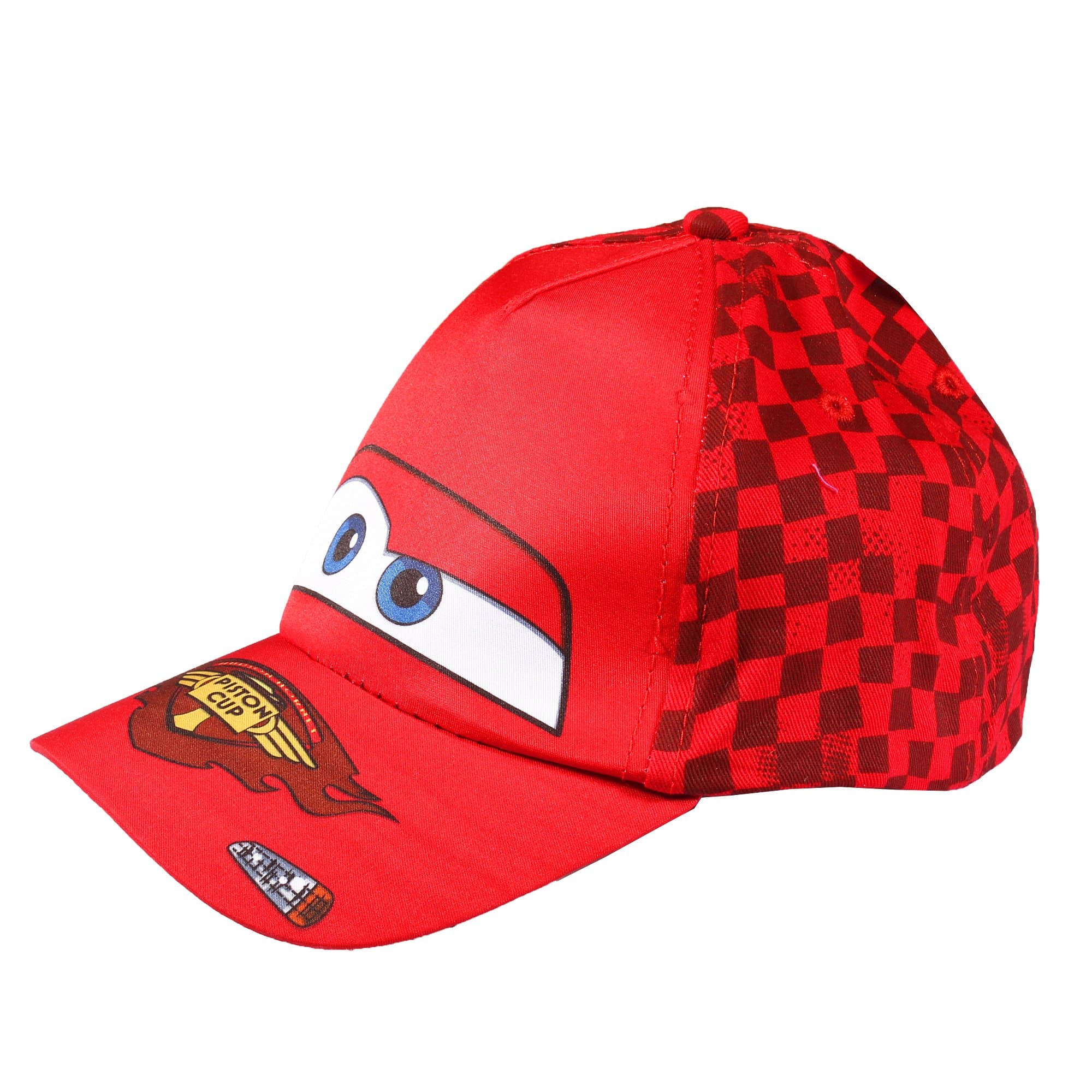 Disney Cars Piston Cup Baseball Cap for Little Boys - 2 (Red/Black) (Red) [2012]