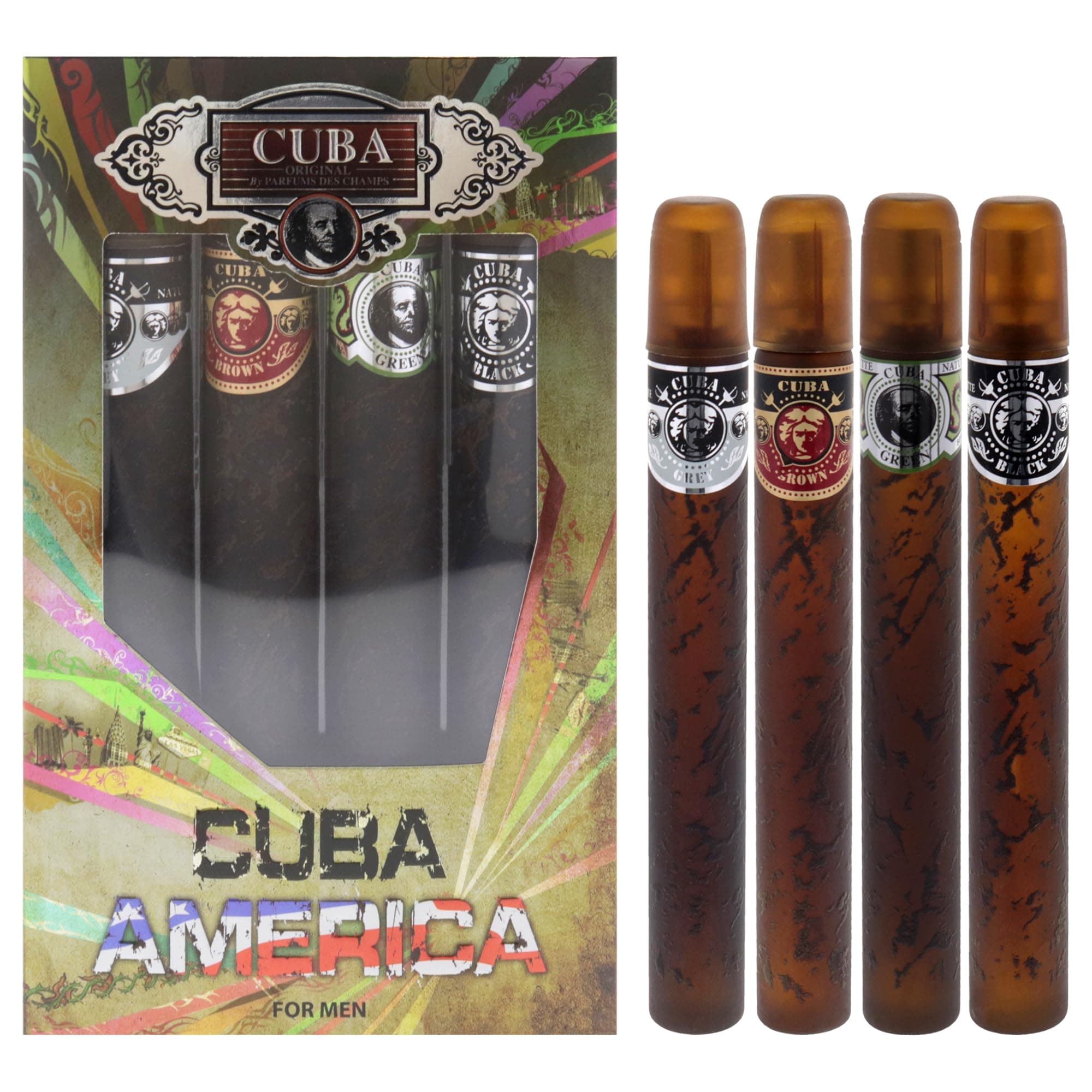 Cuba America Set 4x1.17oz Men Gift Sets