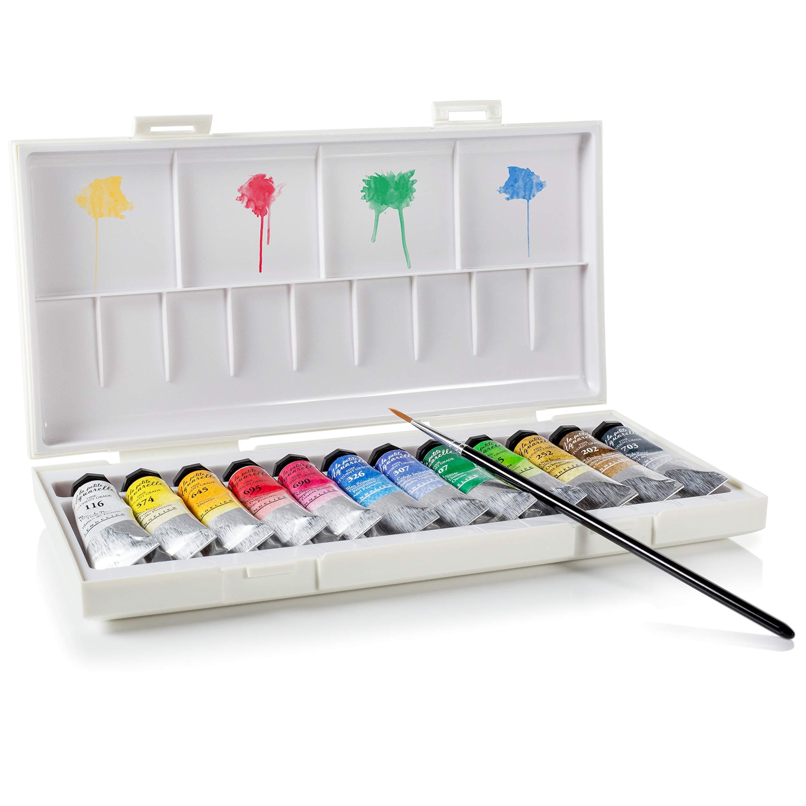 La Petite Aquarelle Watercolor Set, 0.33 Fl Oz (Pack of 12), Multicolor