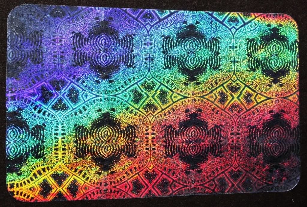 Aztec Hologram Overlays Inkjet Teslin ID Cards (10)