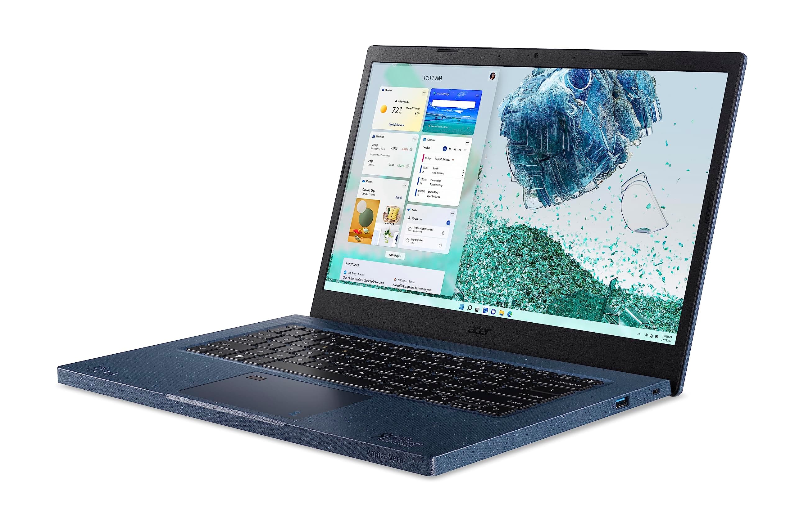 acerAspire Vero 14 Evo Laptop 13th Gen Intel Core i5-1335U 10 Cores Upto 4.60GHz/8GB DDR4 RAM/512GB SSD/Intel Iris XE Graphics/14" FHD IPS/Win 11/Latest WiFi-6E/FingerPrint/Backlit KB/Marianna Blue