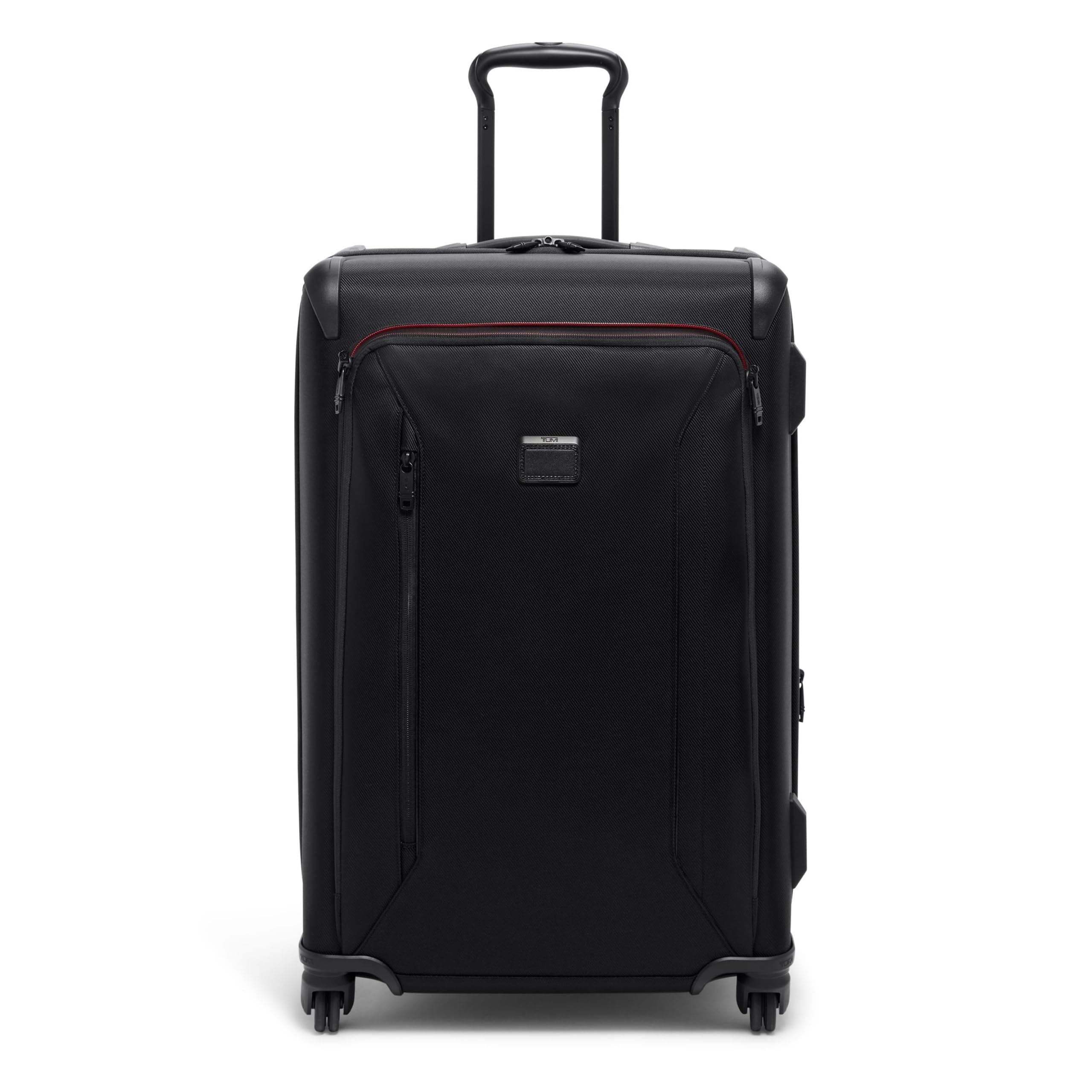 Aerotour 4 Wheel Expandable Luggage - Men's and Women's Lightweight Business and Leisure Travel Suitcase - 26" Short Trip Expandable Packing Case, Black