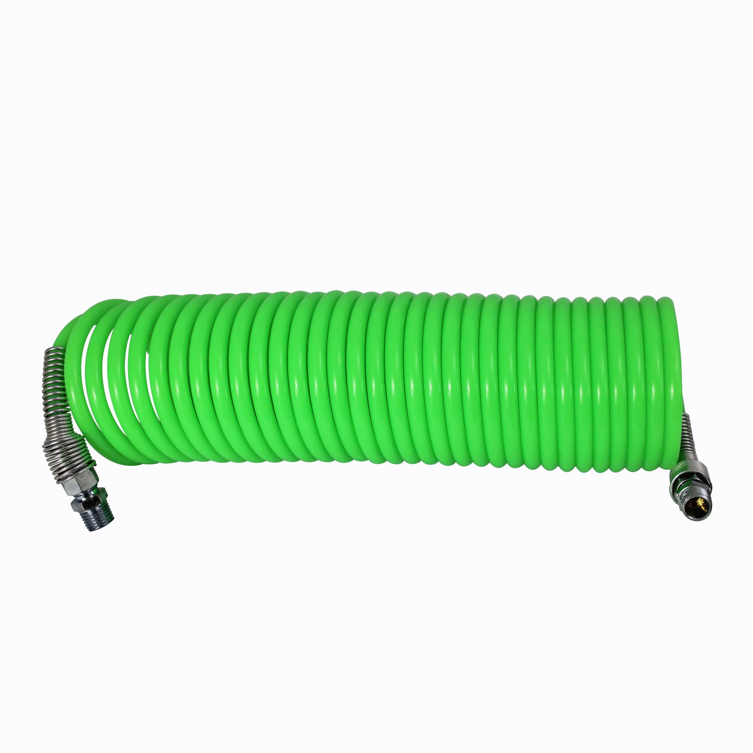 RH-325-4F-AMZ Lawn and Garden Recoil Air Hose, 1/4" x 25', Fluorescent Green
