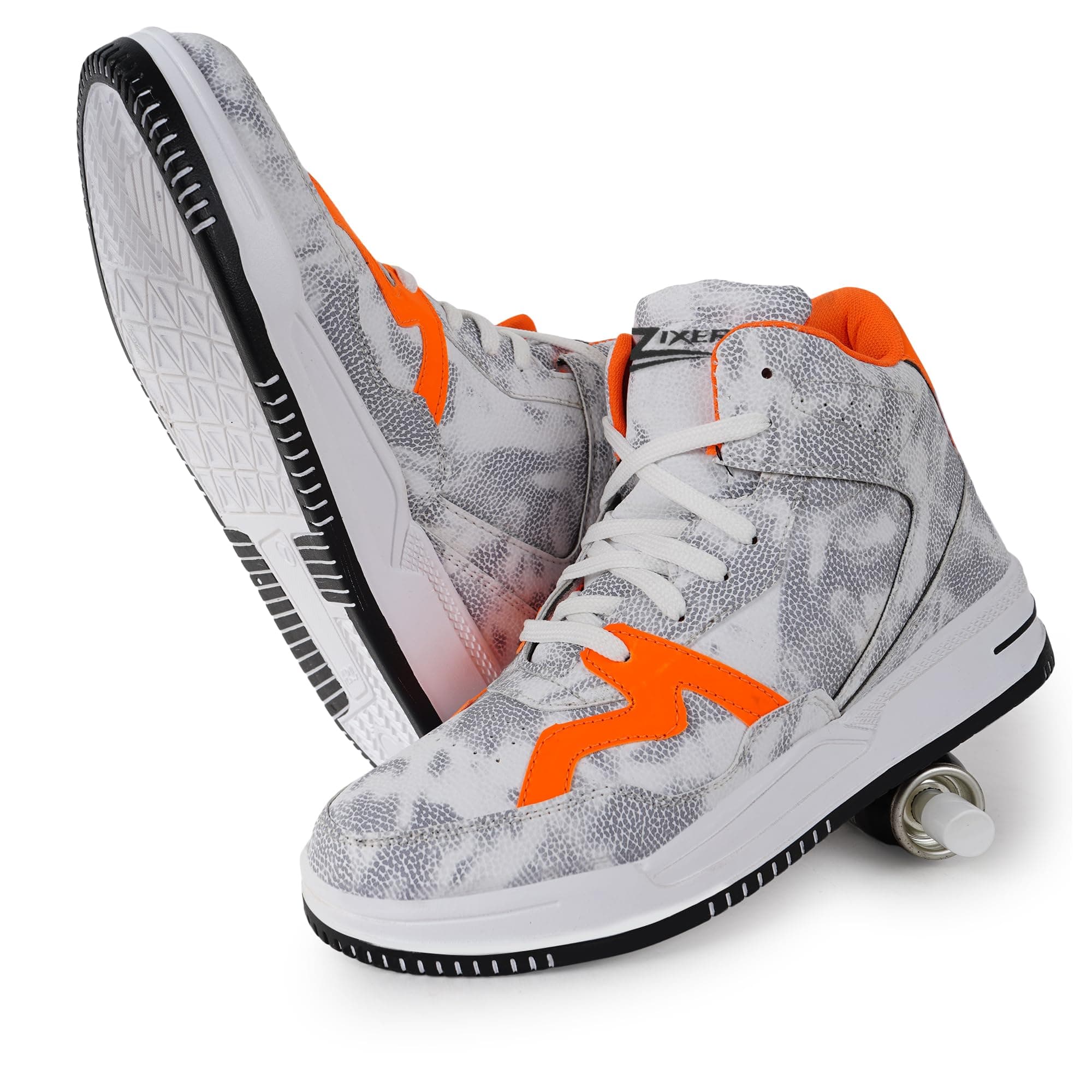 ZixerZixer Urban Retro Series Men's High Ankle Casual Shoes for Men Chunky Fashion Sneakers for Boys| Dancing Shoes High Tops for Men