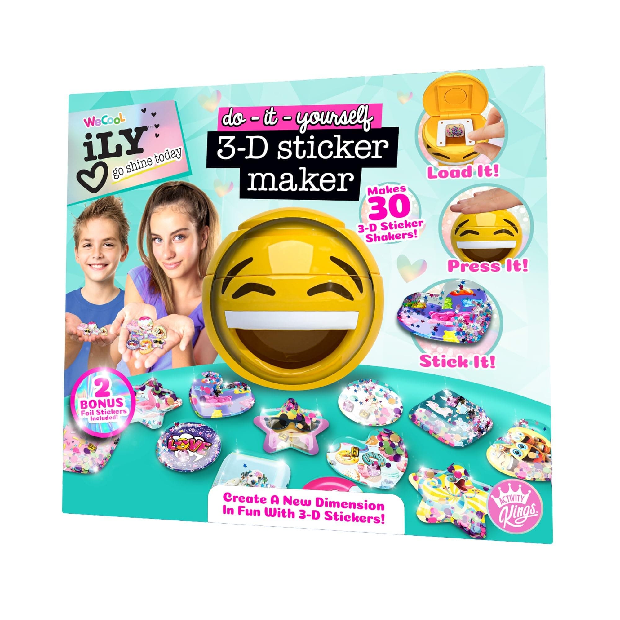 ACTIVITY KINGS ILY DIY 3-D Sticker Maker