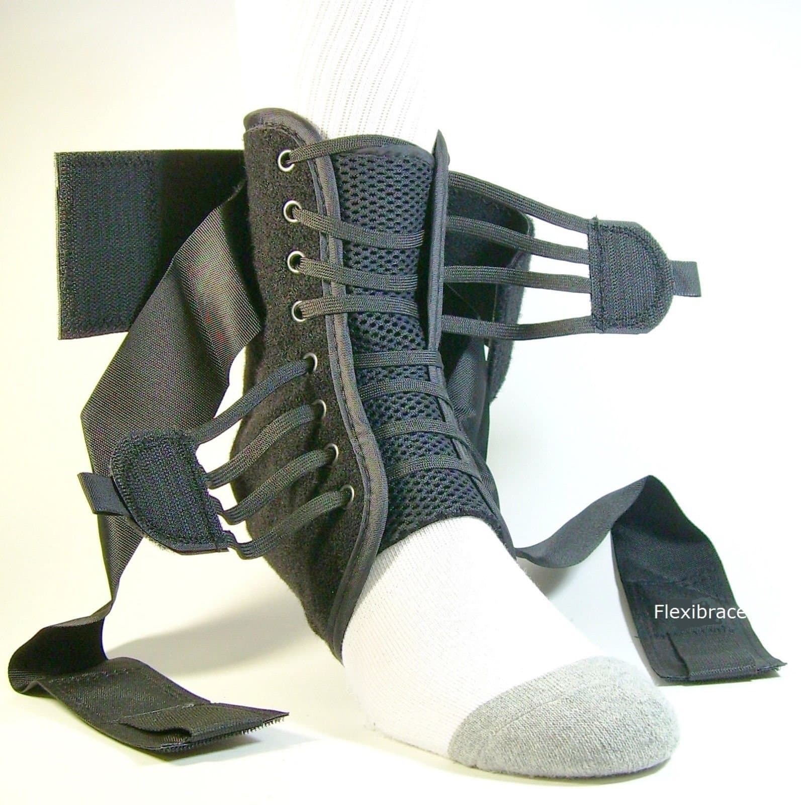 FastLacer Ankle Brace Stabilizer/Support (Medium)