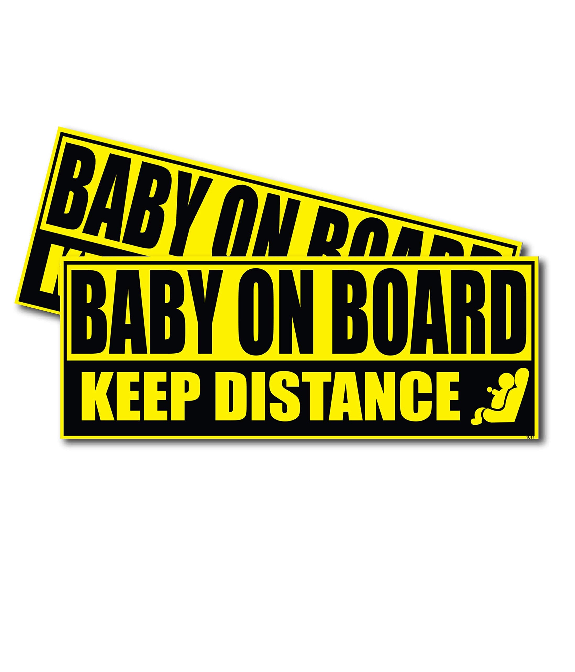 Wpxmer Wrapco Baby on Board Sticker for Cars Safety Sign Decal, Auto Vehicles