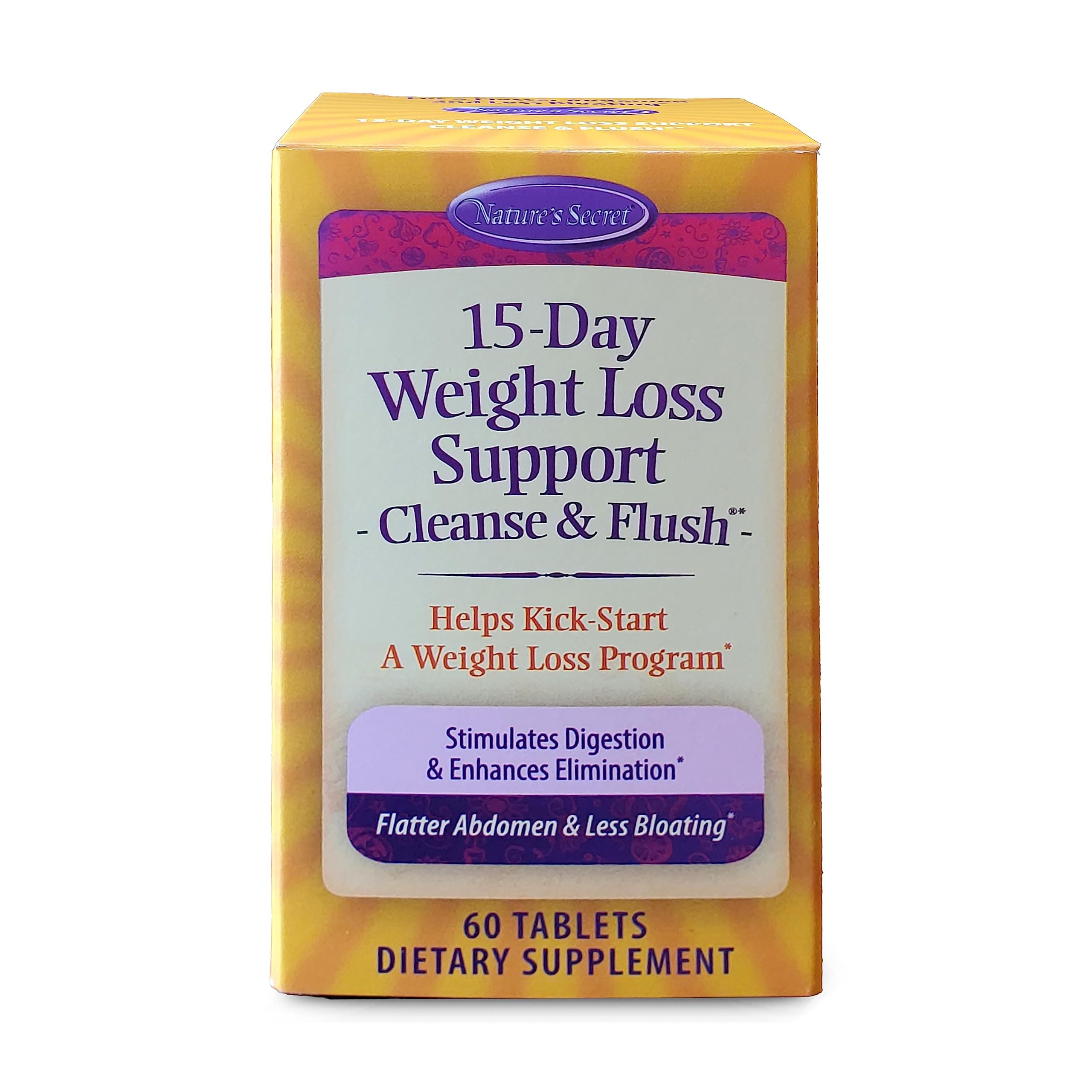 15-Day Weight Loss Support & Natural Energy Boost - Cleanse & Flush Stimulates Digestion, Enhances Toxin Elimination & Reduced Bloating with Healing Herbs & Probiotics - 60 Tablets