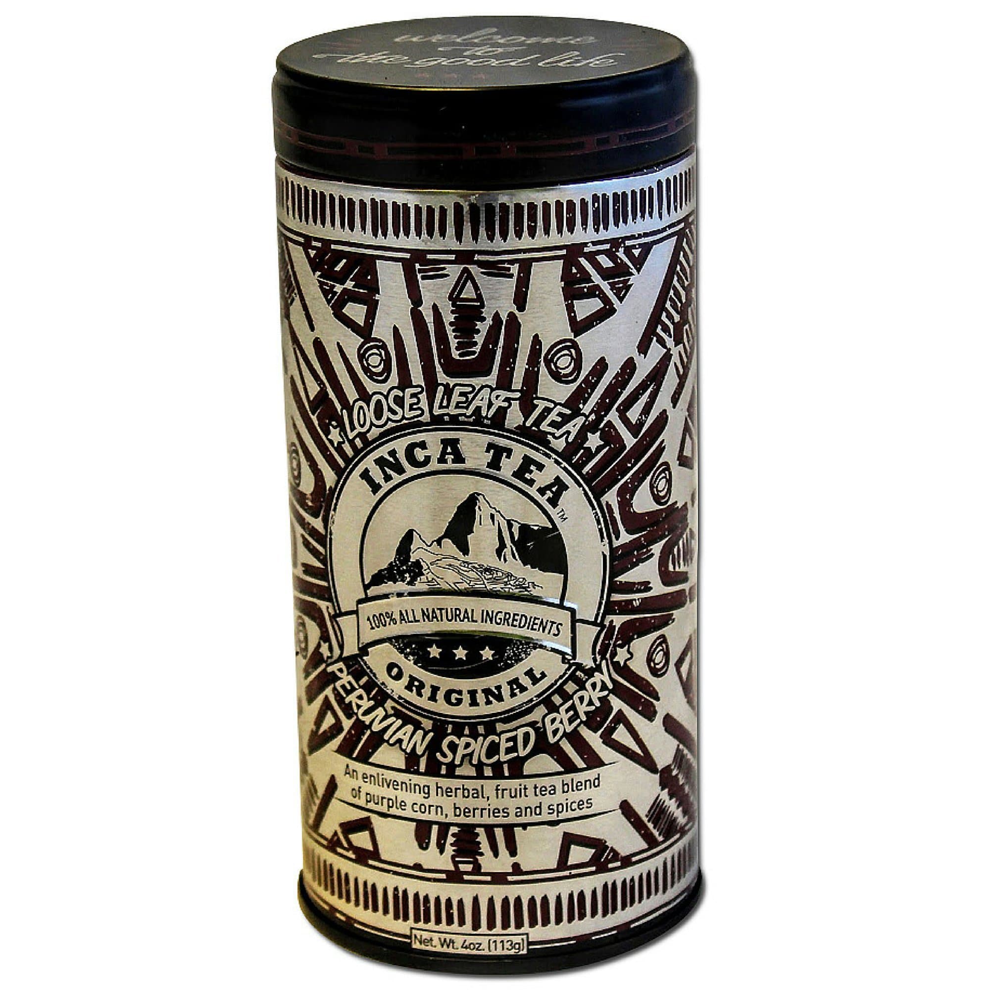 Inca Tea All Natural Purple Corn Peruvian Spiced Berry Tea Loose Leaf - 4 oz.