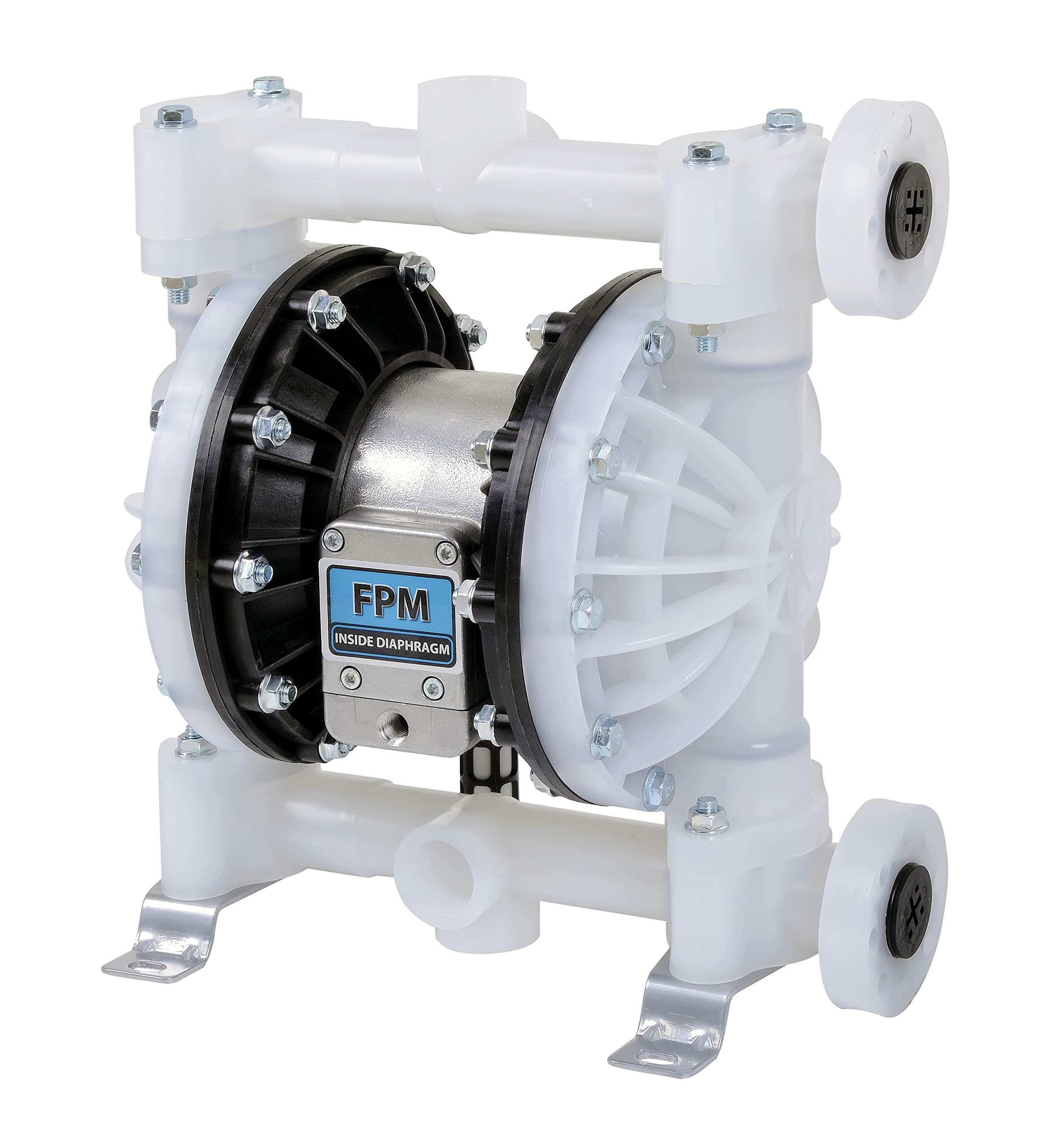 Double Diaphragm Transfer Pump Air Operated Pneumatic 1" Inch Fpm/Fkm 24gpm / 90lpm for Bio-Diesel, Windscreen and Similar Chemicals