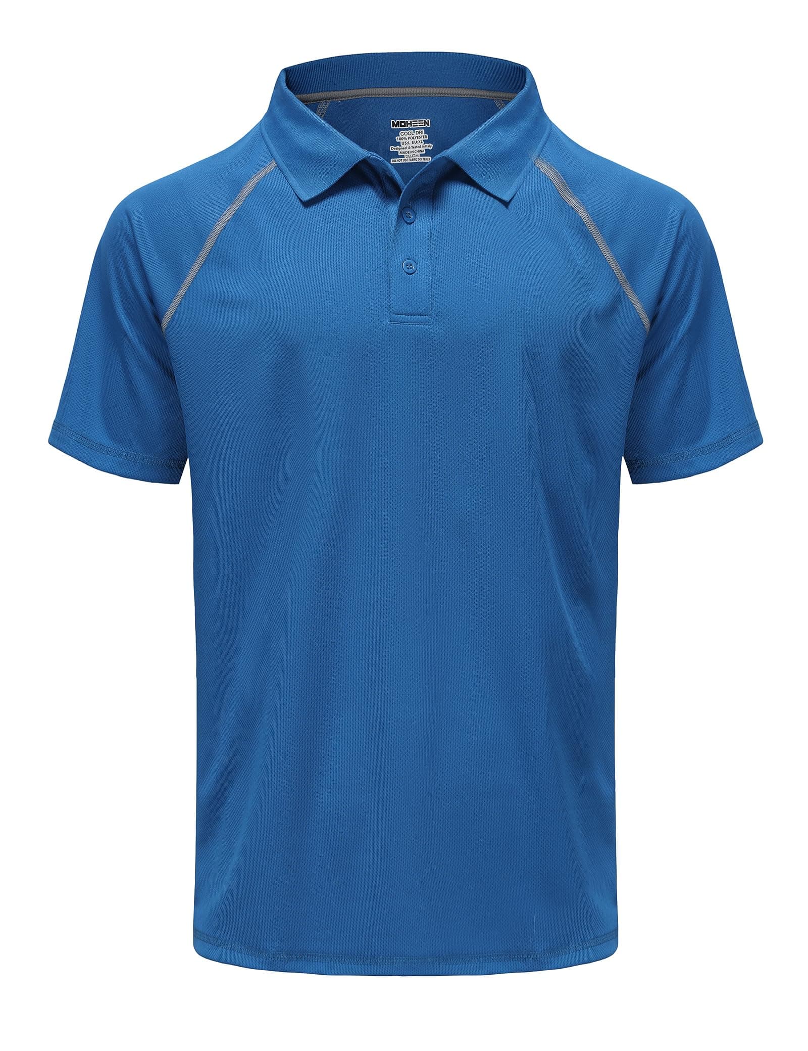 - Men's Golf Shirts Short Sleeve Moisture Wicking Polo T-Shirts Athletic Quick Dry Fit Performance Collared UPF 50+