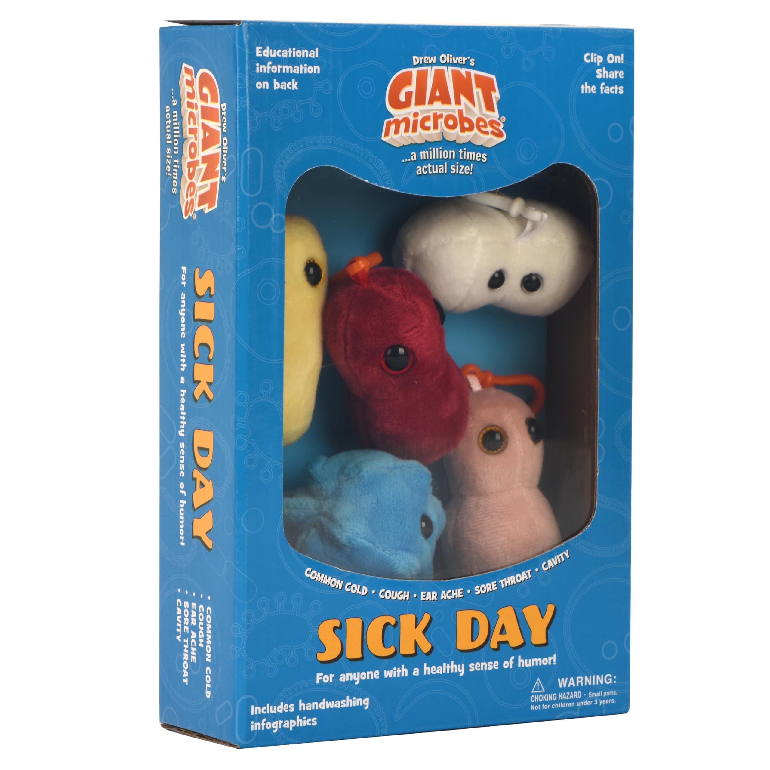 GIANT MICROBES Themed Gift Box - Sick Day